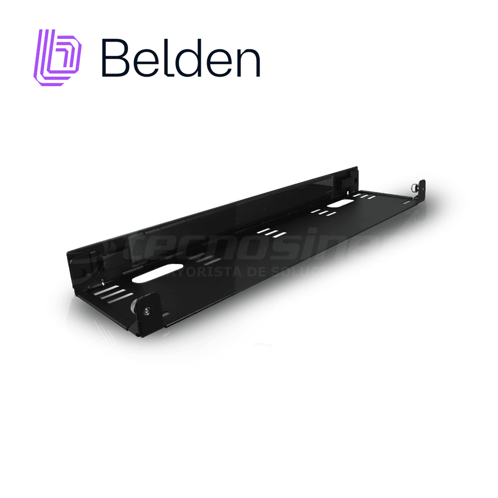 CHAROLA FIBRA OPTICA BELDEN AX105563 ALTA DENSIDAD P/4 ADAPTADORES VACIA NEGRO - Miniatura 3