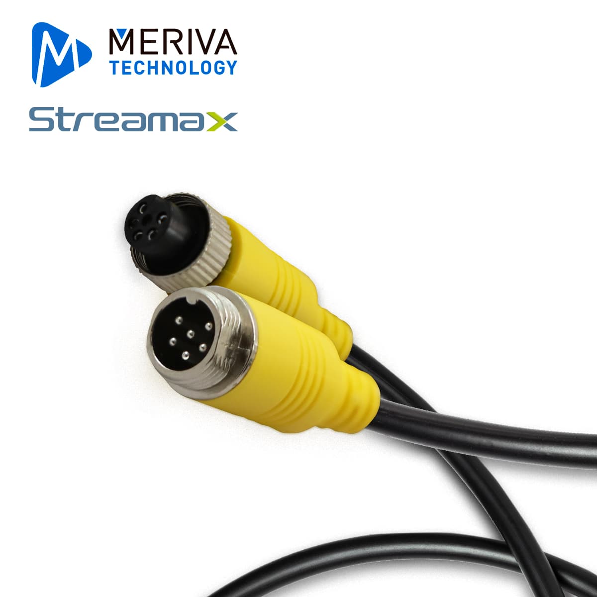 CABLE DIN DE AVIACION SERIE ECO MERIVA TECHNOLOGY MCBEIP70 / 6 PINES / 7 METROS / COMPATIBLE CON CAMARAS IP - Miniatura 3