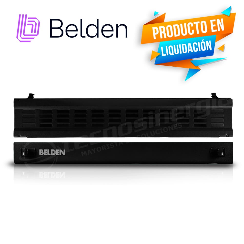 CHAROLA FIBRA OPTICA BELDEN AX105563 ALTA DENSIDAD P/4 ADAPTADORES VACIA NEGRO - Miniatura 6
