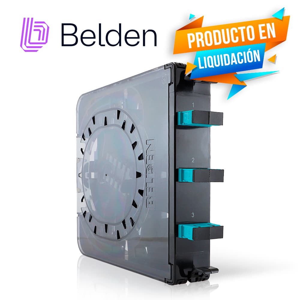 CASSETE BELDEN FC3X03SDFS 3 ADAPTADORES SC 6 HILOS MULTIMODO OM3 - Miniatura 7