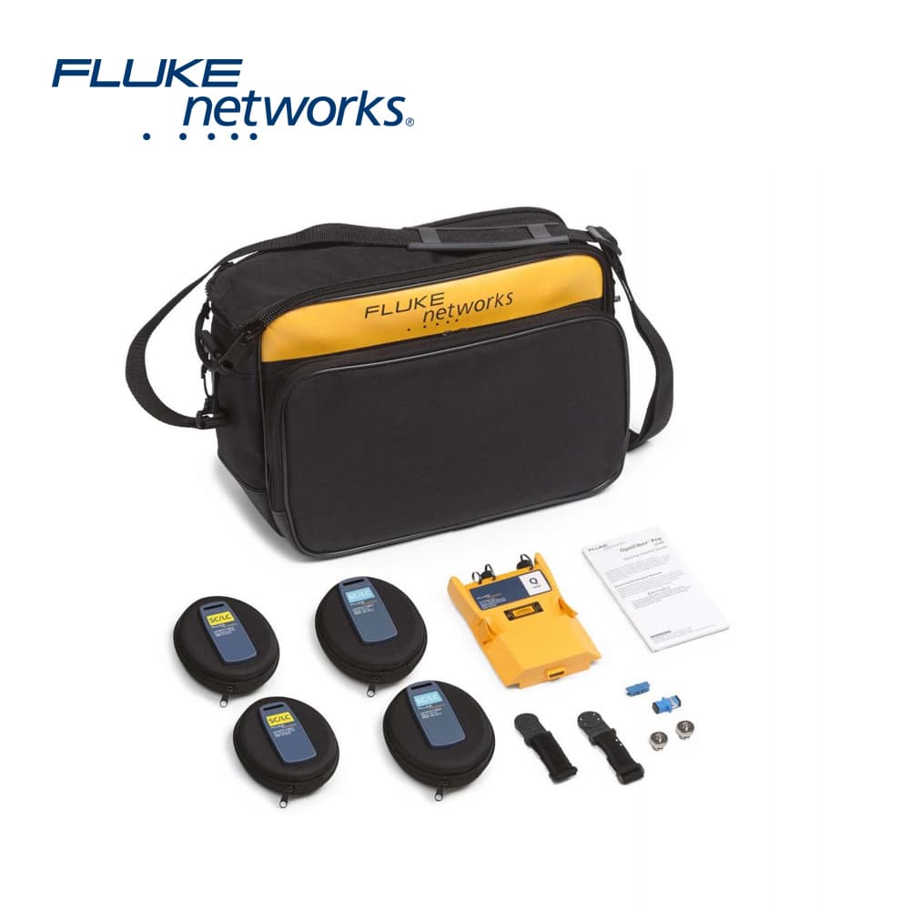 KIT DE COMPLEMENTO OPTIFIBER PRO FLUKE NETWORKS OFP-Q-ADD INCLUYE MODULO OTDR QUAD,(2)KIT LATIGUILLOS SC/LC MULTIMODO,(2)KIT LATIGUILLOS SC/LC MONOMODO,(2) ADAPTADOR LC INTERCAMBIBLE DE PUERTO DE FUENTE OTDR,ADAPTADOR SIMPLEX SC Y LC - Miniatura 2