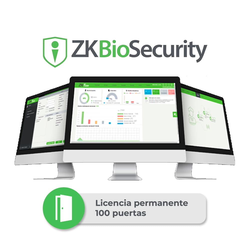 LICENCIA BIO CVSECURITY MODULO DE ACCESO ZKCV-AC-P100 PARA 100 PUERTAS PERMANENTE COMPATIBLE CON INBIOPRO, SPEEDFACE Y PROFACE - Miniatura 2