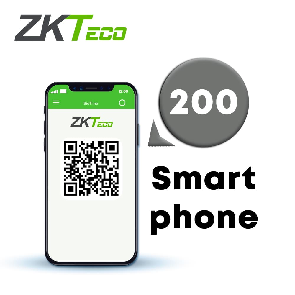 LICENCIA BIO CVSECURITY MODULO DE APLICACION MOVIL ZKCV-APP-EMP-P200 PARA 200 CUENTAS DE EMPLEADOS EN SMARTPHONES ANDROID Y IPHONE - Miniatura 2