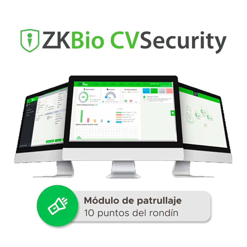LICENCIA BIO CVSECURITY MODULO DE PATRULLAJE ZKCV-PAT-P10 PERMITE PONER 10 PUNTOS DEL RONDIN PERMANENTE COMPATIBLE CON PANEL INBIO PRO - Miniatura 2