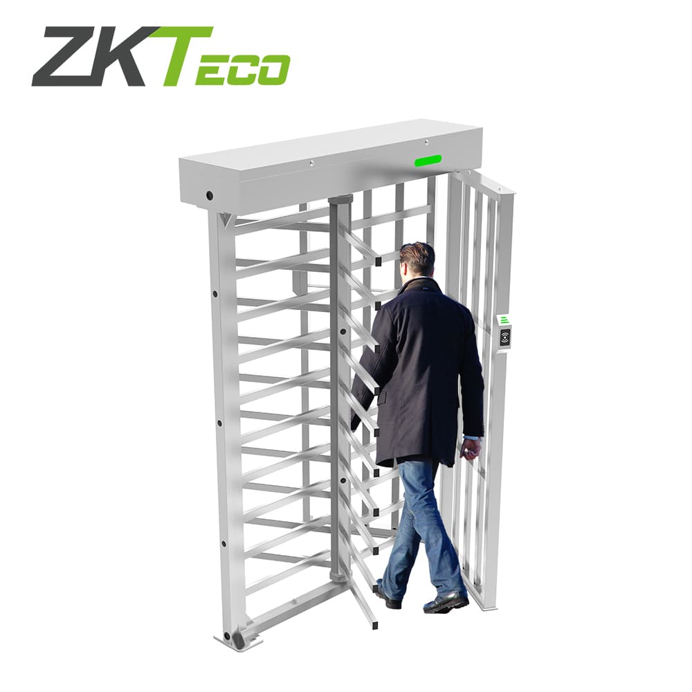 TORNIQUETE DE CUERPO COMPLETO DE UN CARRIL FHT3400 BIDIRECCIONAL CON LUZ LED INDICADORA DE PASO CONSTRUIDO EN ACERO INOXIDABLE DISEÑO DESARMABLE  COMPATIBLE CON CONTROLES DE ACCESO IP54  1 MILLON DE CICLOS - Miniatura 3