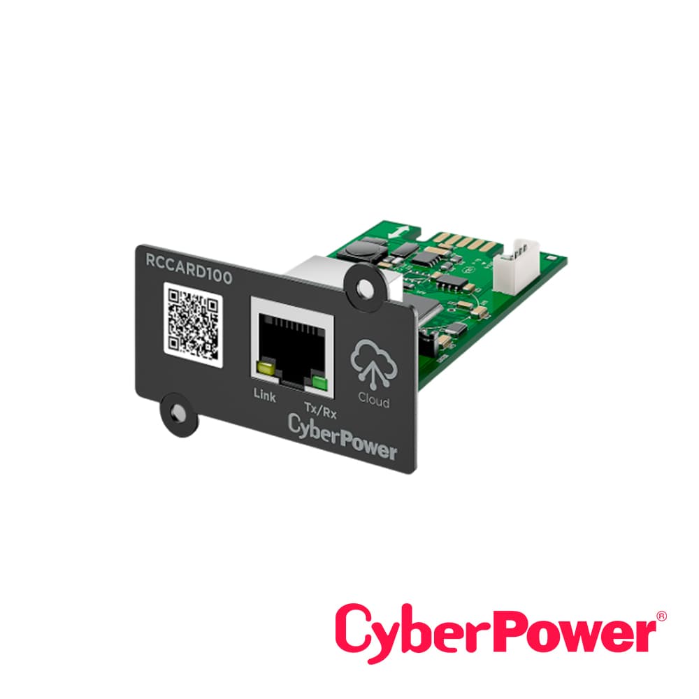 PUERTO DE CONECTIVIDAD  RJ45  CYBERPOWER RCCARD100 PROTOCOLO DE ENLACE DE DATOS  ETHERNET 100BASE-TX , ETHERNET 10BASE-T  ADMINISTRACION REMOTA  POWERPANEL CLOUD (SERVICIO GRATUITO POR 3 AÑOS)  PLUG-AND-PLAY - Miniatura 2
