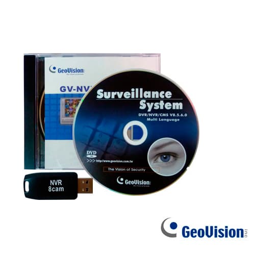 LICENCIA SOFTWARE GEOVISION GV-NVR 4 CANALES ONVIF TERCEROS DONGLE USB - Miniatura 2