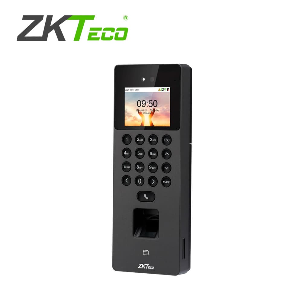 CONTROL DE ACCESO Y ASISTENCIA ZKTECO SENSEFACE 2A / 1,500 ROSTROS / 3,000 HUELLAS / 3,000 TARJETAS  DE 125KHZ / WIFI 2.4GHZ / TCP/IP / PANTALLA DE 2.4 PULGADAS / SOFTWARE COMPATIBLE ZLINK / BIO TIME PRO / BIO TIME CLOUD - Miniatura 2