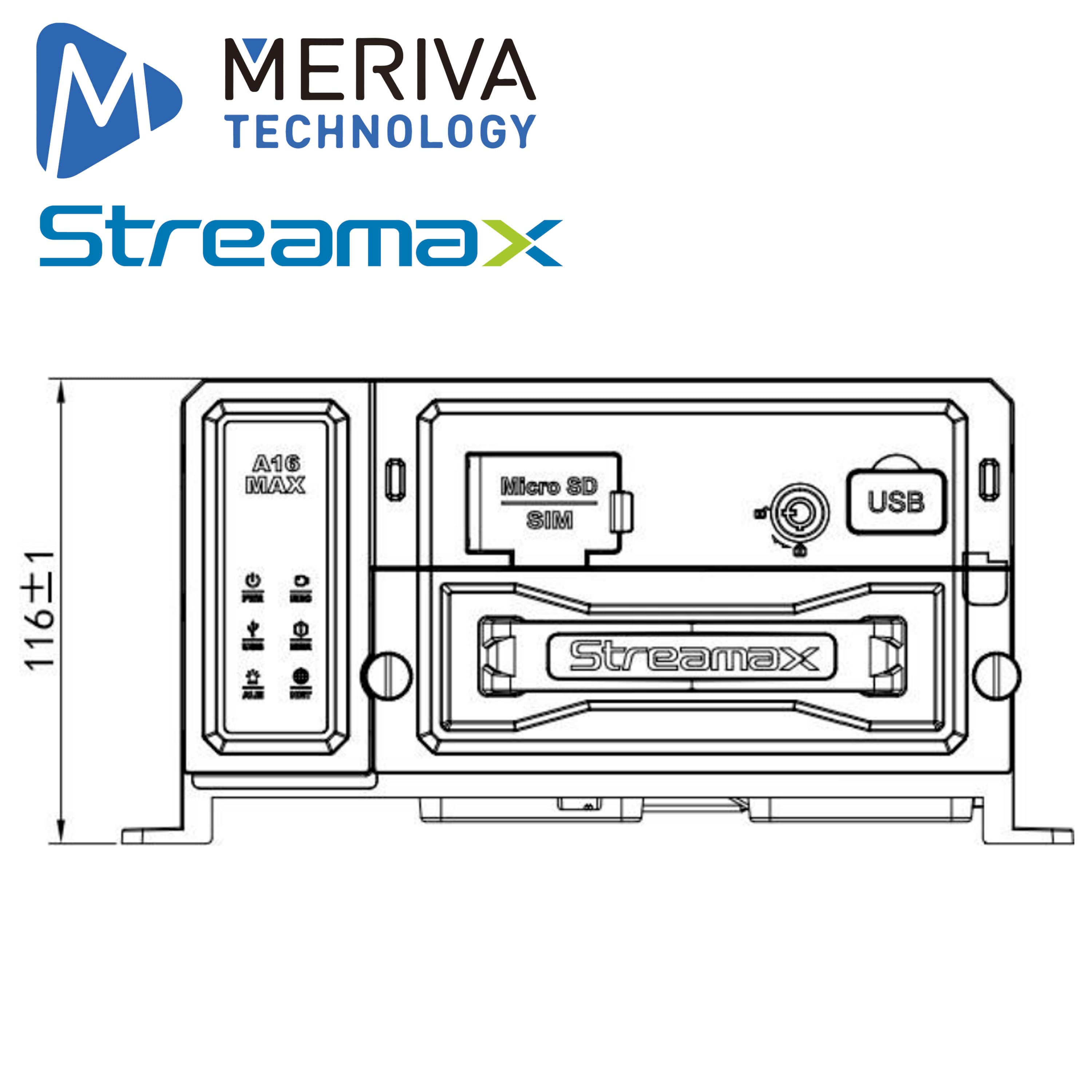 DVR MOVIL 24CH STREAMAX MA16MAX / 12CH AHD + 12CH IP / 2MP / 7 SALIDAS DE VIDEO / 23 ENTRADAS + 2 SALIDAS DE AUDIO / 8 ENTRADAS + 2 SALIDAS DE ALARMA / MODULO 4G / GPS / MODULO WIFI / 2 PUERTOS USB / 1 PUERTO WAN + 1 LAN / SOPORTA 2 MICRO SD HASTA 51 - Miniatura 4