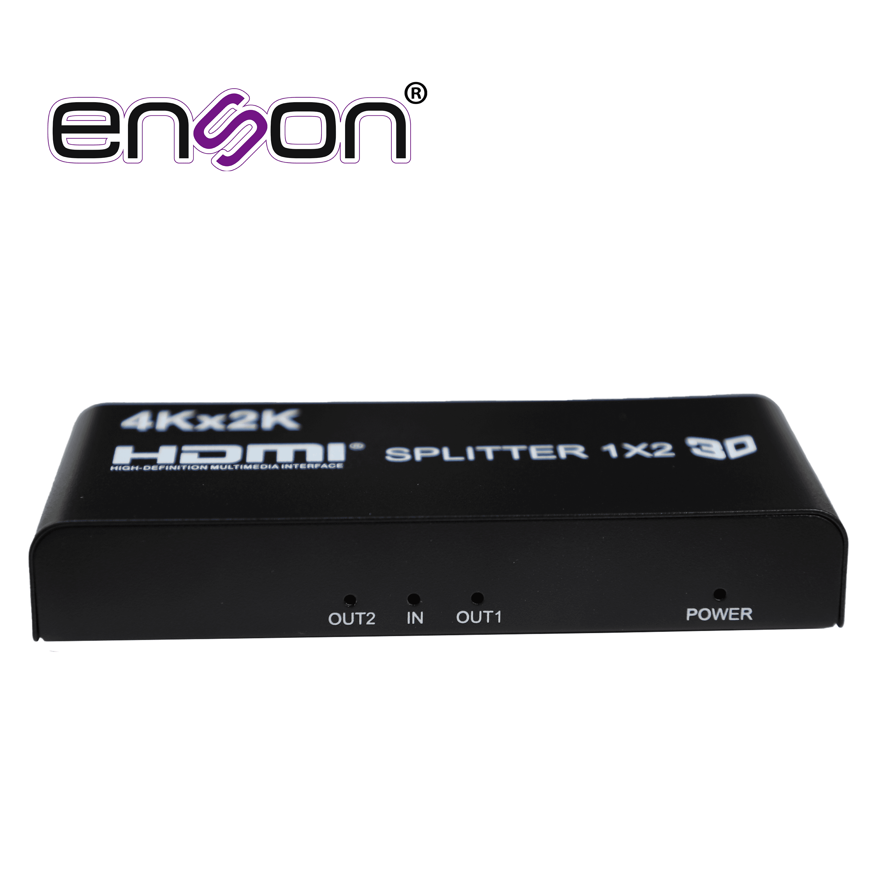 DISTRIBUIDOR HDMI ENSON ENS-HDMI12 CON UNA ENTRADA Y DOS SALIDAS HDMI PARA DISTRIBUIR EL VIDEO DE UN DISPOSITIVO (LAPTOP, GRABADOR DE VIDEO, CONSOLAS DE VIDEOJUEGO, ETC) A DOS PANTALLAS DISTINTAS AL MISMO TIEMPO, INCLUYE FUENTE DE ALIMENTACION DE 5V - Miniatura 4