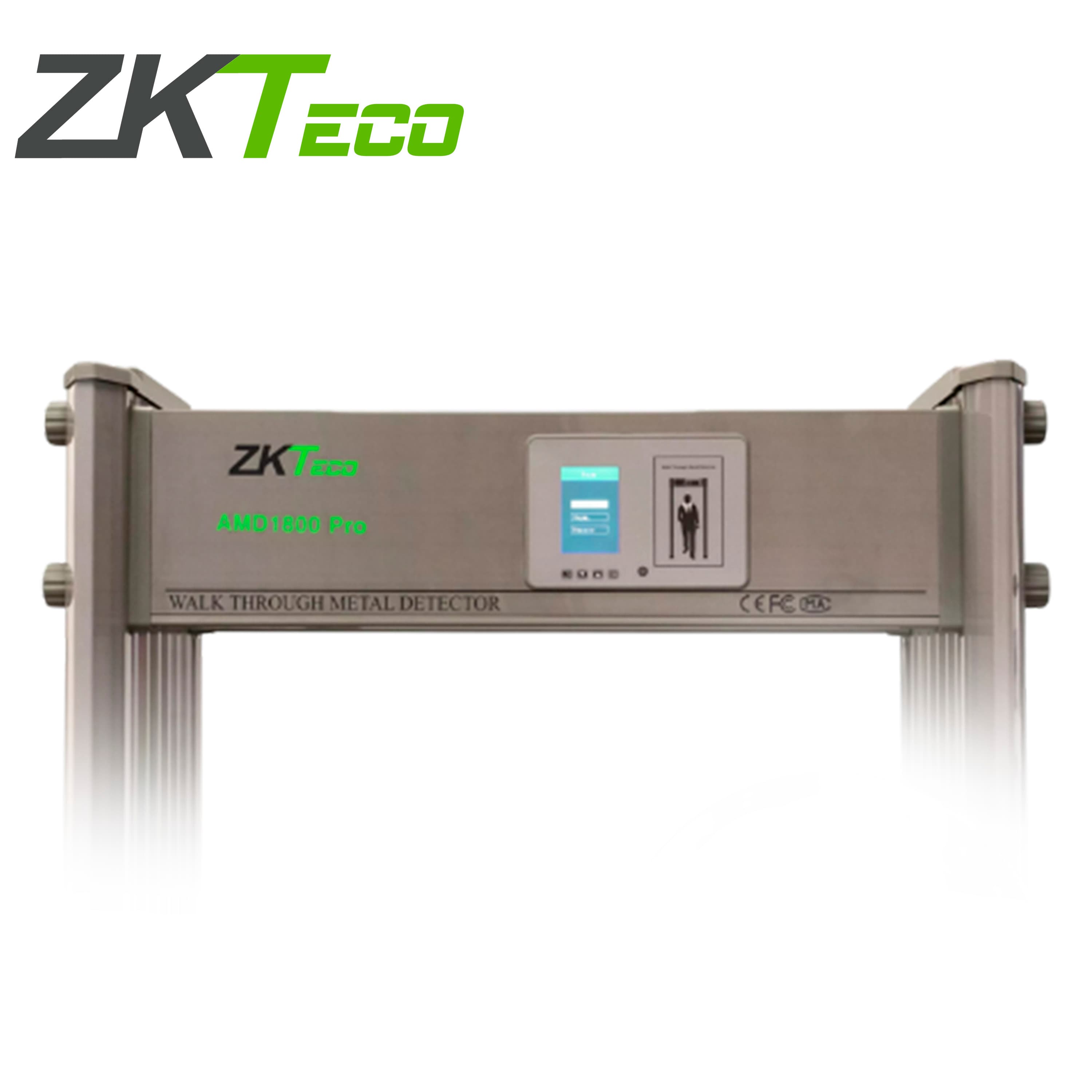 ARCO DETECTOR DE METALES DE 18 ZONAS ZKTECO MODELO AMD1800 PRO GRADO DE PROTECCION IP65 MATERIAL DE FABRICACION PVC PANTALLA DE 3.5 PUGADAS MENU SELECCIONABLE ALERTA VISUAL Y SONORA PARA ALERTAR AL GUARDIA - Miniatura 4