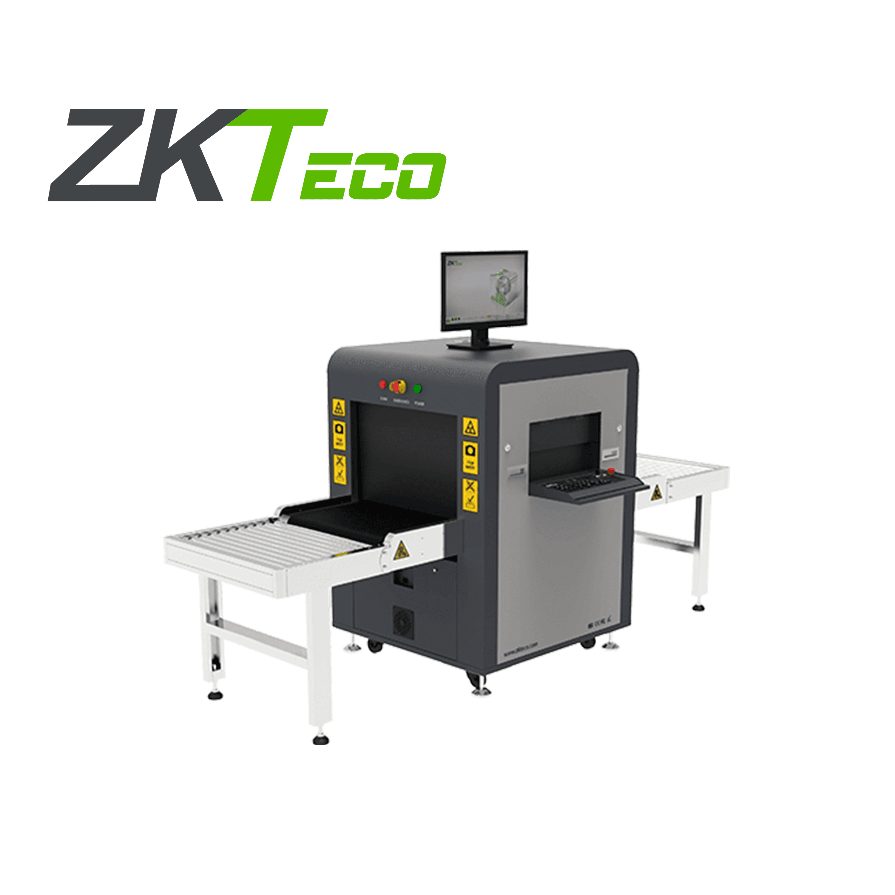MAQUINA DE RAYOS X ZKTECO MODELO ZKX6040 CON TUNEL DE INSPECCION DE 610 X 420 MM EQUIPADA CON MONITOR DE 21 PULGADAS Y MONITOR PLEGABLE GRACIAS A SU TECNOLOGIA DUAL PERMITE QUE TENGA UNA PENETRACION DE HASTA 35MM DE ACERO PUEDE DETECTAR SUSTANCIAS OR - Miniatura 2