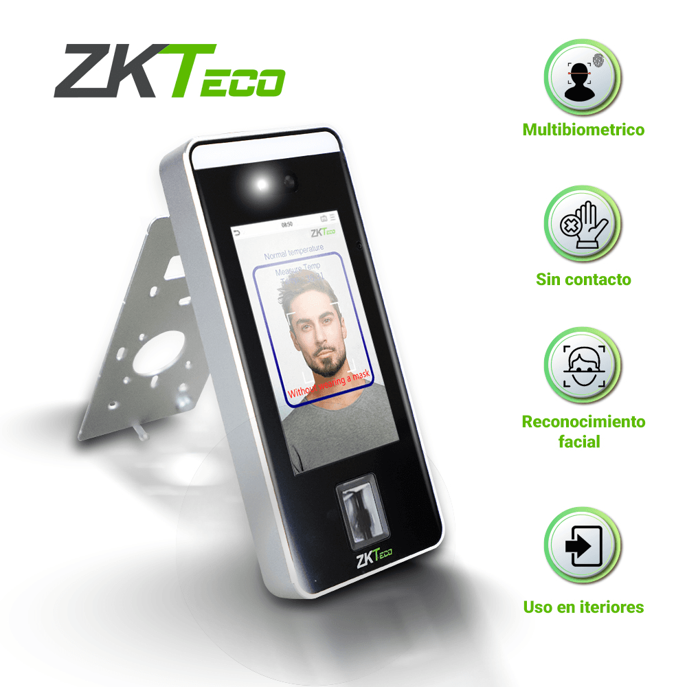 CONTROL DE ACCESO ZKTECO MODELO SPEEDFACE V5L / RECONOCIMIENTO FACIAL / ID Y HUELLAS / ACCESO AVANZADO / ASISTENCIA BASICO / PANTALLA 5 PULGADAS / 10,000 ROSTROS / 10,000 HUELLAS / 10,000 TARJETAS / 200,000 EVENTOS / REQUIERE LICENCIA ZKBIO CVSECURIT - Miniatura 5