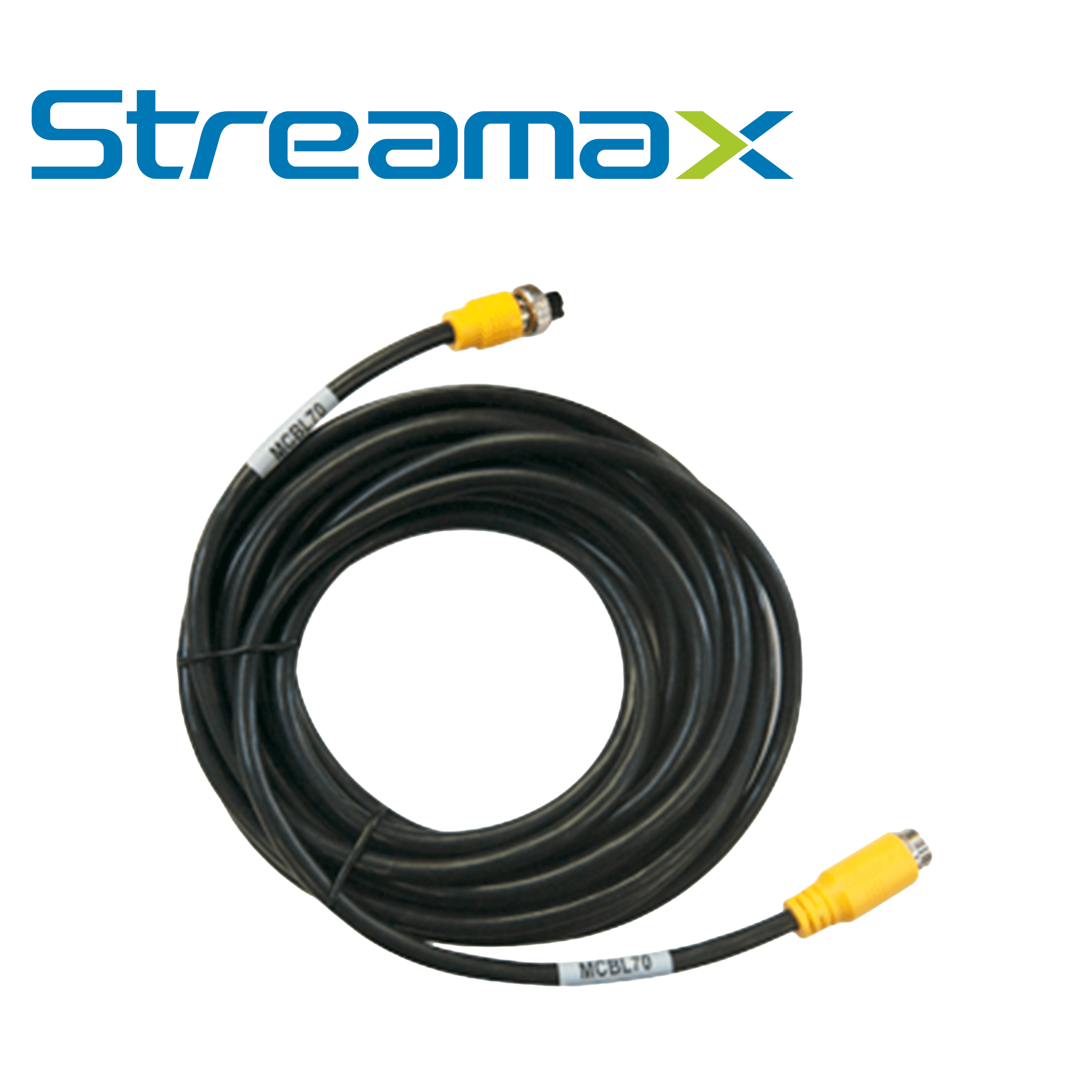 CABLE DIN DE AVIACION STREAMAX MCBL70 / 4 PINES / 7 METROS / COMPATIBLE CON CAMARAS AHD - Miniatura 3