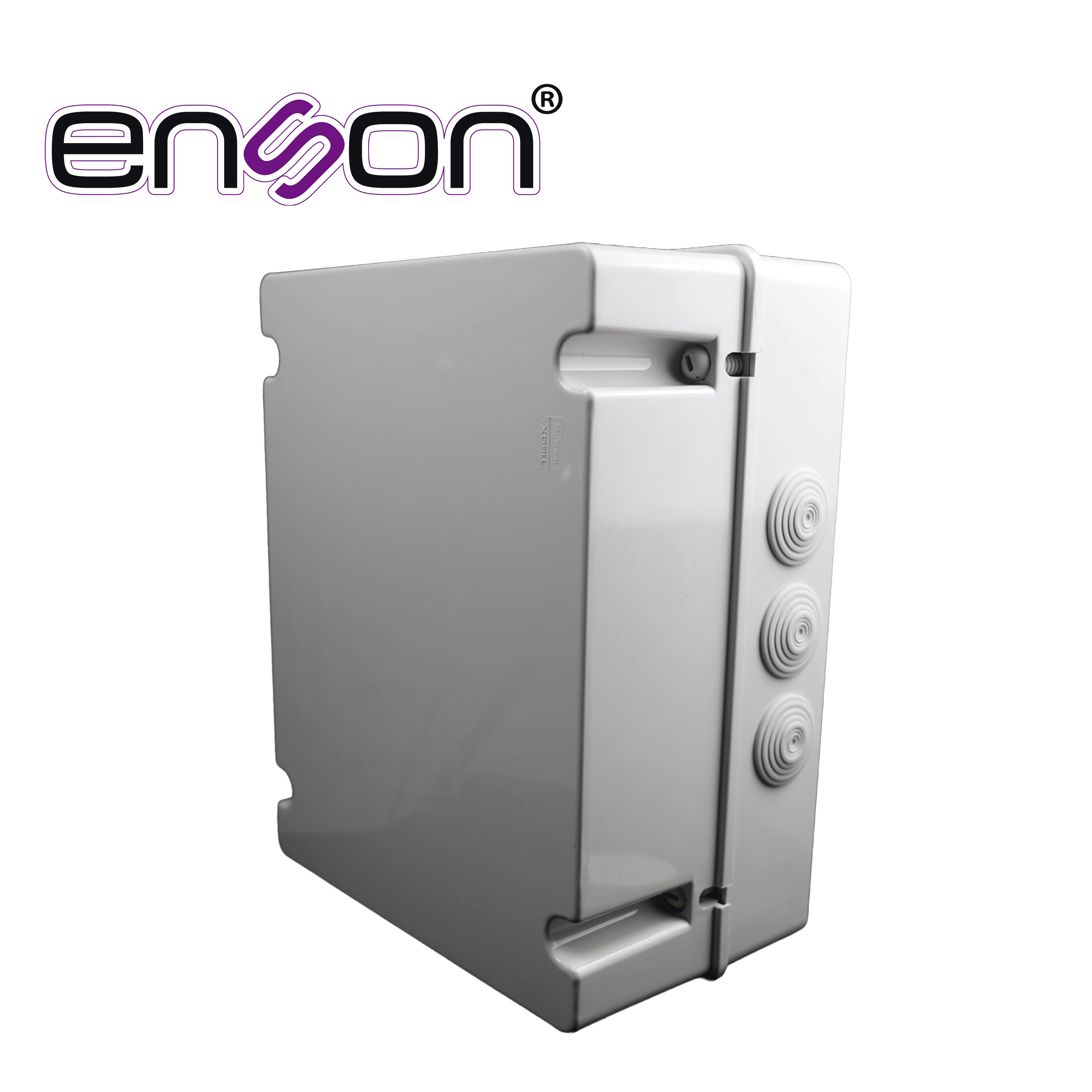 CAJA PLASTICA RECTANGULAR ENSON ENS-NEM30 FABRICADA EN PLASTICO ABS GRIS / MEDIDAS 300 × 380 × 180 MM / GRADO DE PROTECCION IP55 / TAPA FIJADA CON TORNILLOS PLASTICOS PARA MAYOR HERMETICIDAD / DISENADA PARA INSTALACIONES ELECTRICAS Y ELECTRONICAS / C - Miniatura 2