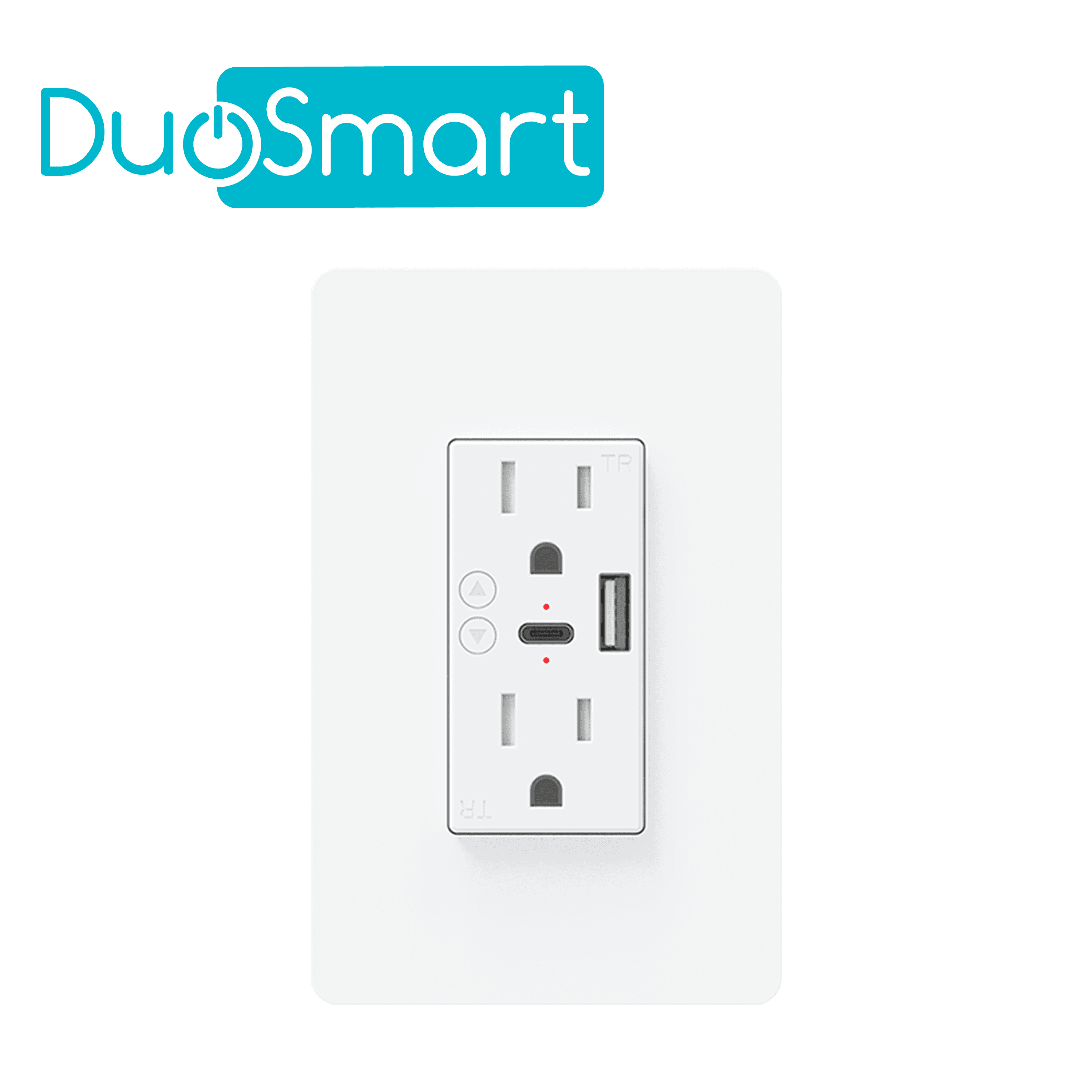 CONTACTO TOMACORRIENTE DUOSMART A61 / 2 CONTACTOS / 1 PUERTO USB / 1 PUERTO USB-C / WIFI 2.4 GHZ / COMPATIBLE CON ALEXA Y GOOGLE HOME / TEMPORIZADORES / ESCENAS DE AUTOMATIZACION
 - Miniatura 2