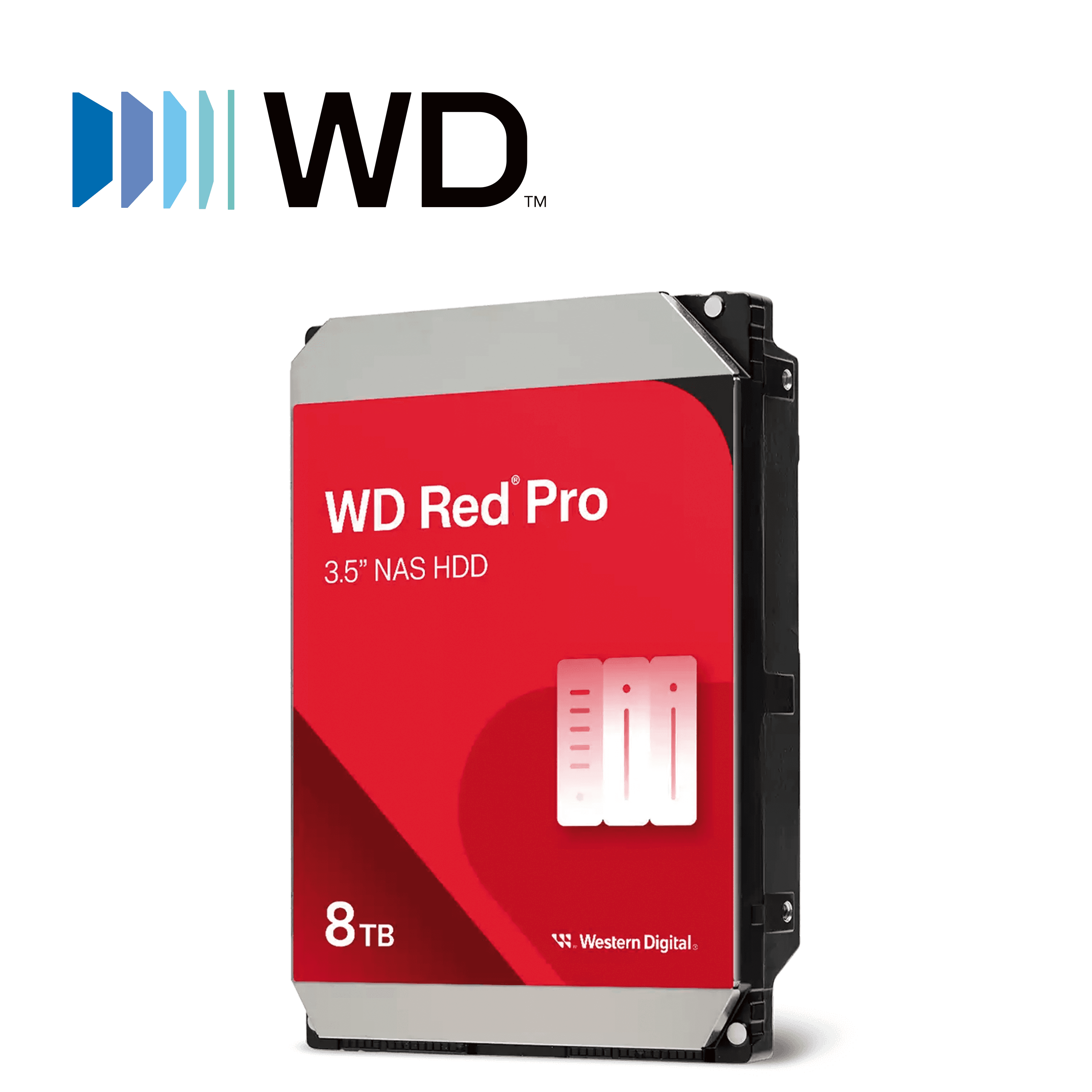 DD DISCO DURO 8 TB SATA WD RED PRO WD8005FFBX 7200RPM CACHE 256MB ESPECIAL PARA ALMACENAMIENTO Y NAS - Miniatura 3
