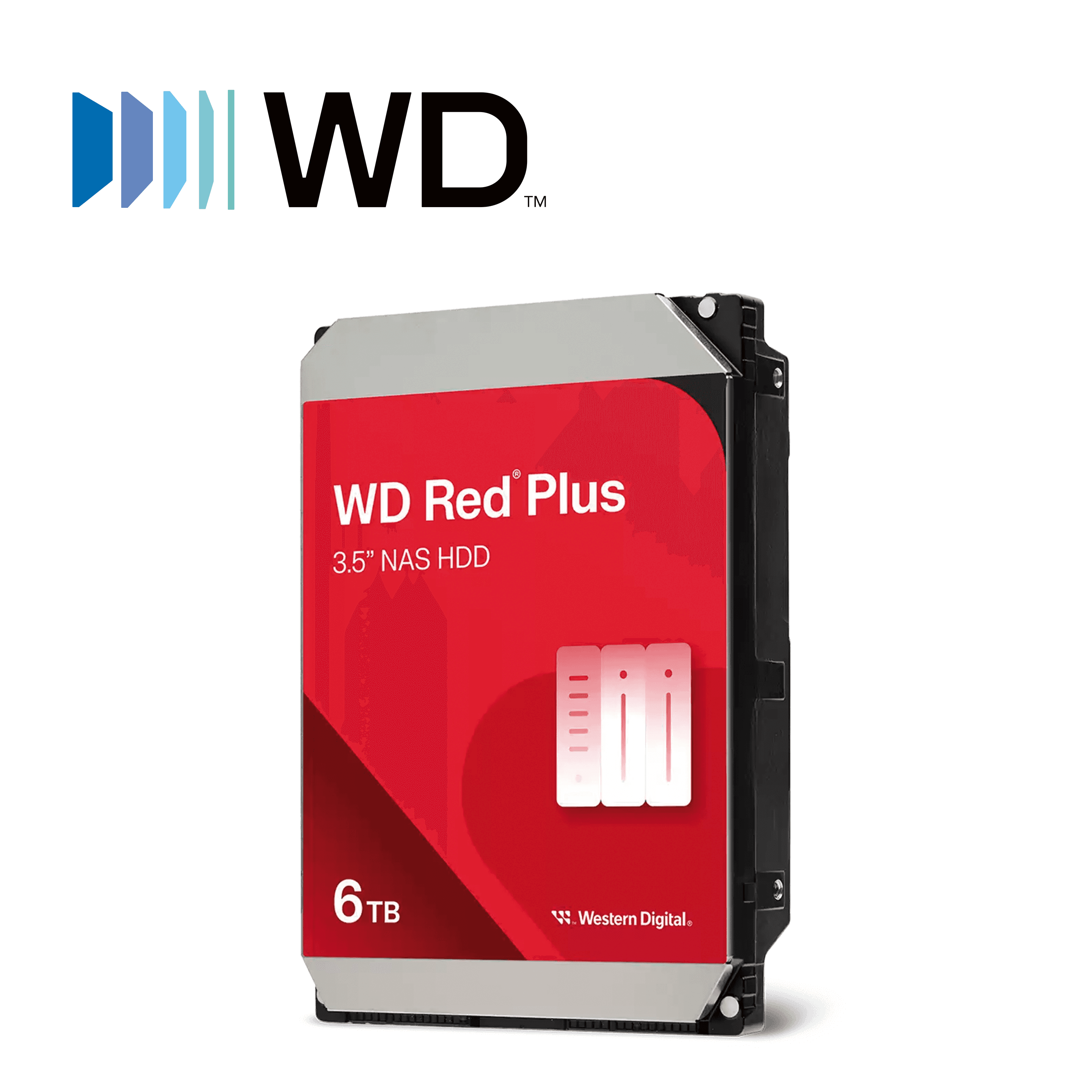 DD DISCO DURO WD60EFPX WD RED PLUS 3.5 SATA 6TB CACHE 64MB 5640RMP ESPECIAL PARA ALMACENAMIENTO Y NAS - Miniatura 3
