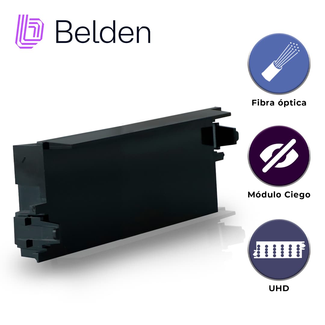 PLACA CIEGA FX UHD BELDEN FFZH00BB / FIBEREXPRESS - Miniatura 4