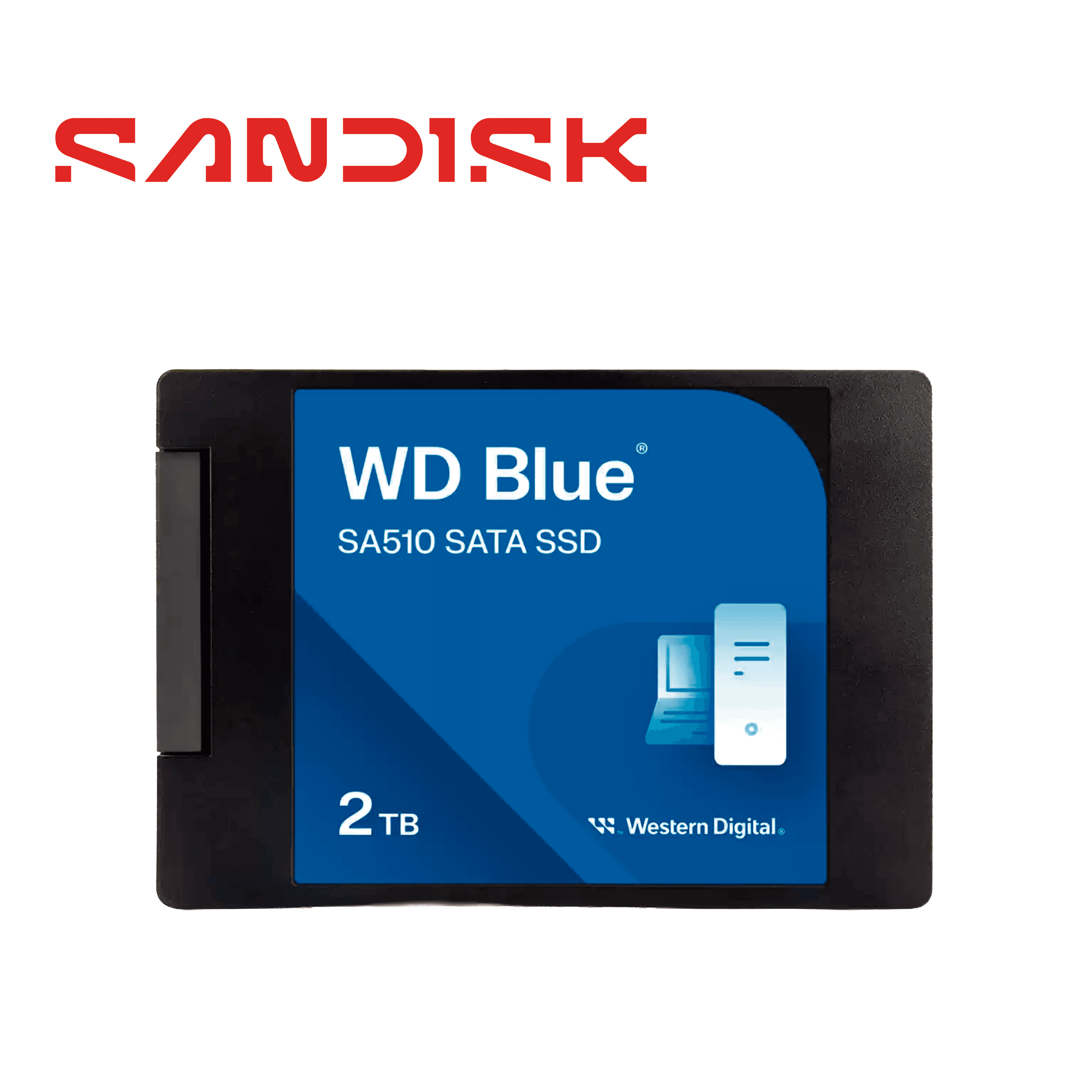 SSD WD SERIE BLUE WDS200T3B0A2 / 2 TB SATA III DE 6 GB/S / FF 2.5 PULGADAS / RESISTENCIA TBW 500 - Miniatura 3