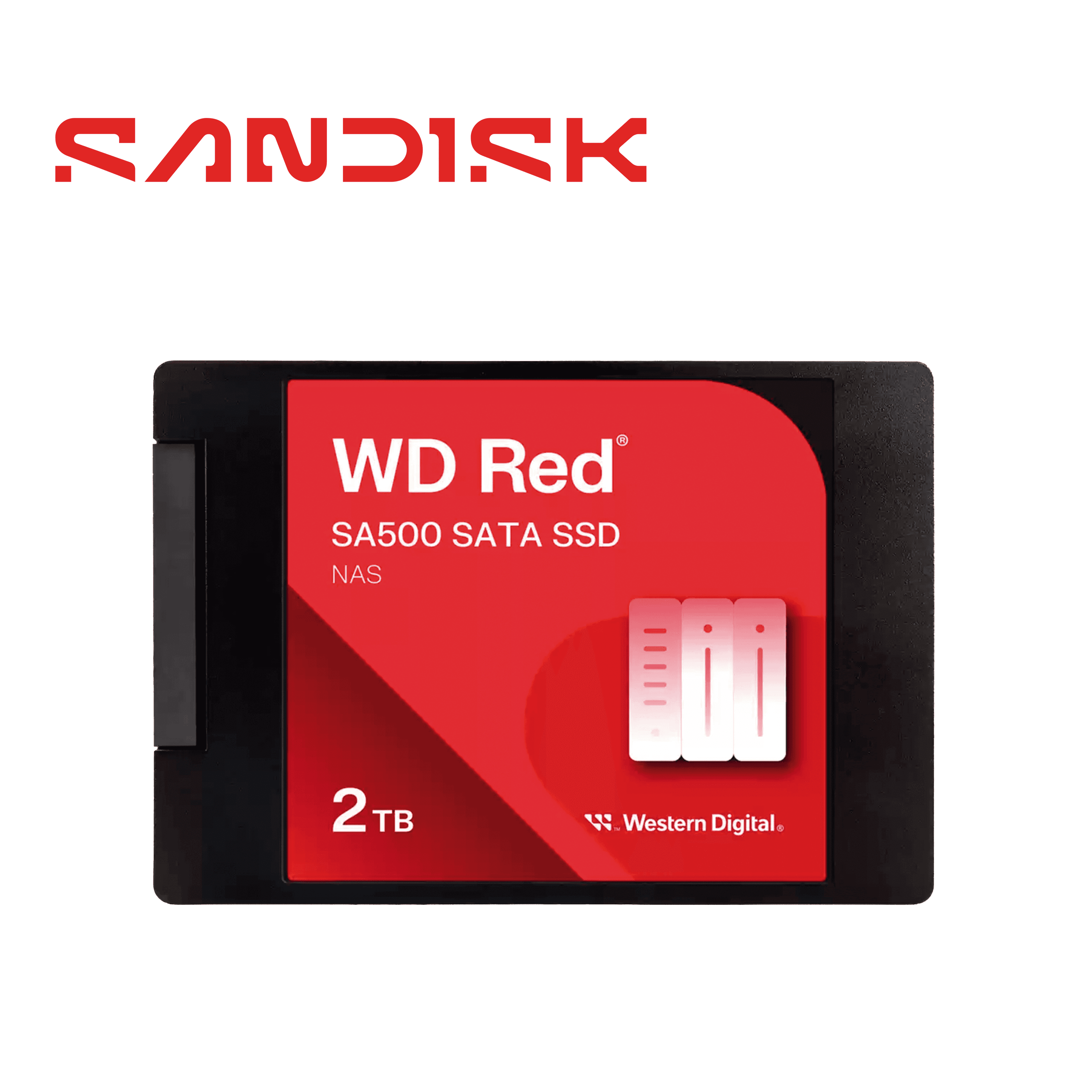 SSD WESTERN DIGITAL SERIE RED WDS200T2R0A 2 TB SATA III FF 2.5 PULGADAS TBW 1300 - Miniatura 4