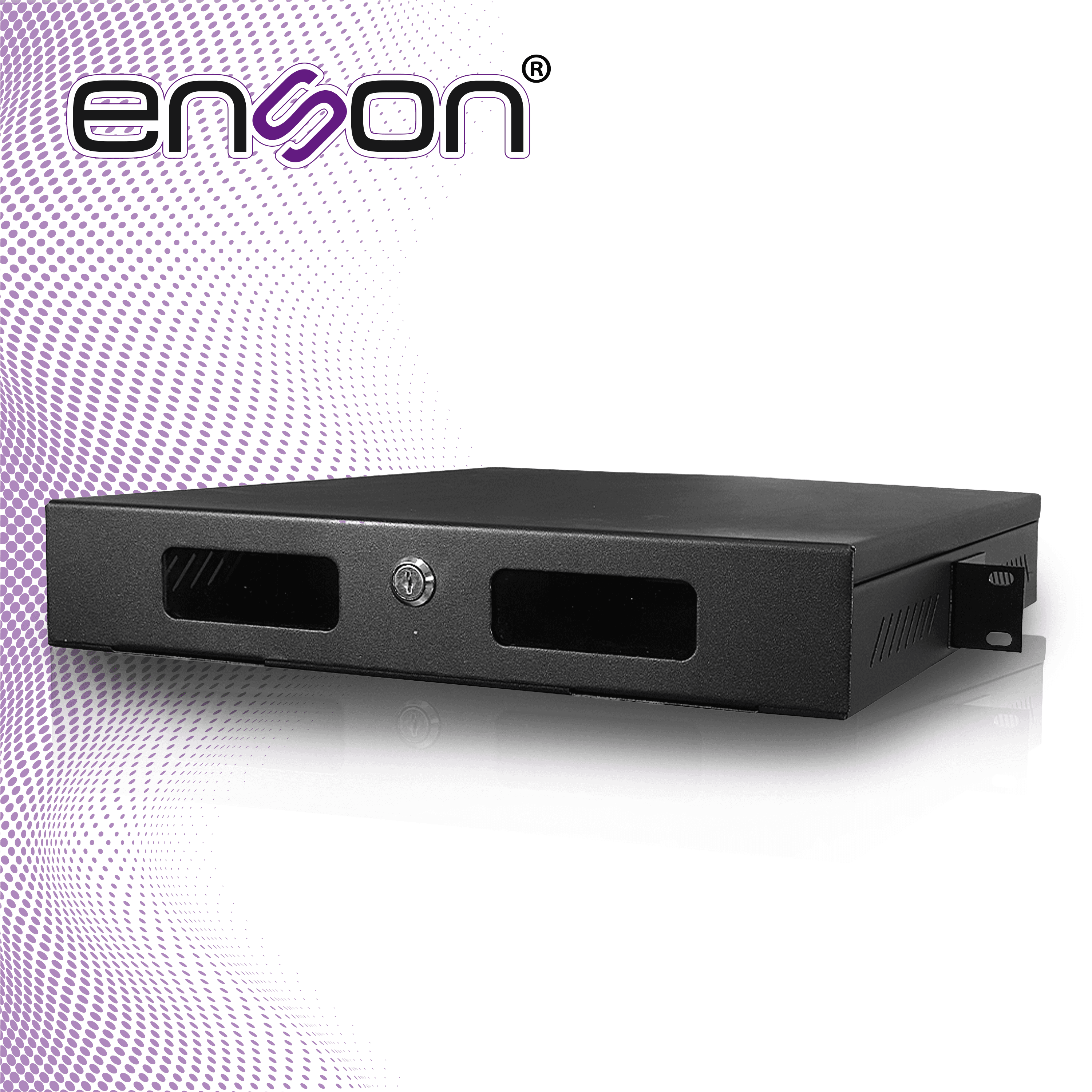 GABINETE DE SEGURIDAD ENSON LINCE18+ RACKEABLE 455X420X74.5MM IDEAL PARA RESGUARDO DE GRABADORES MERIVA, UNV Y ZKTECO - Miniatura 7