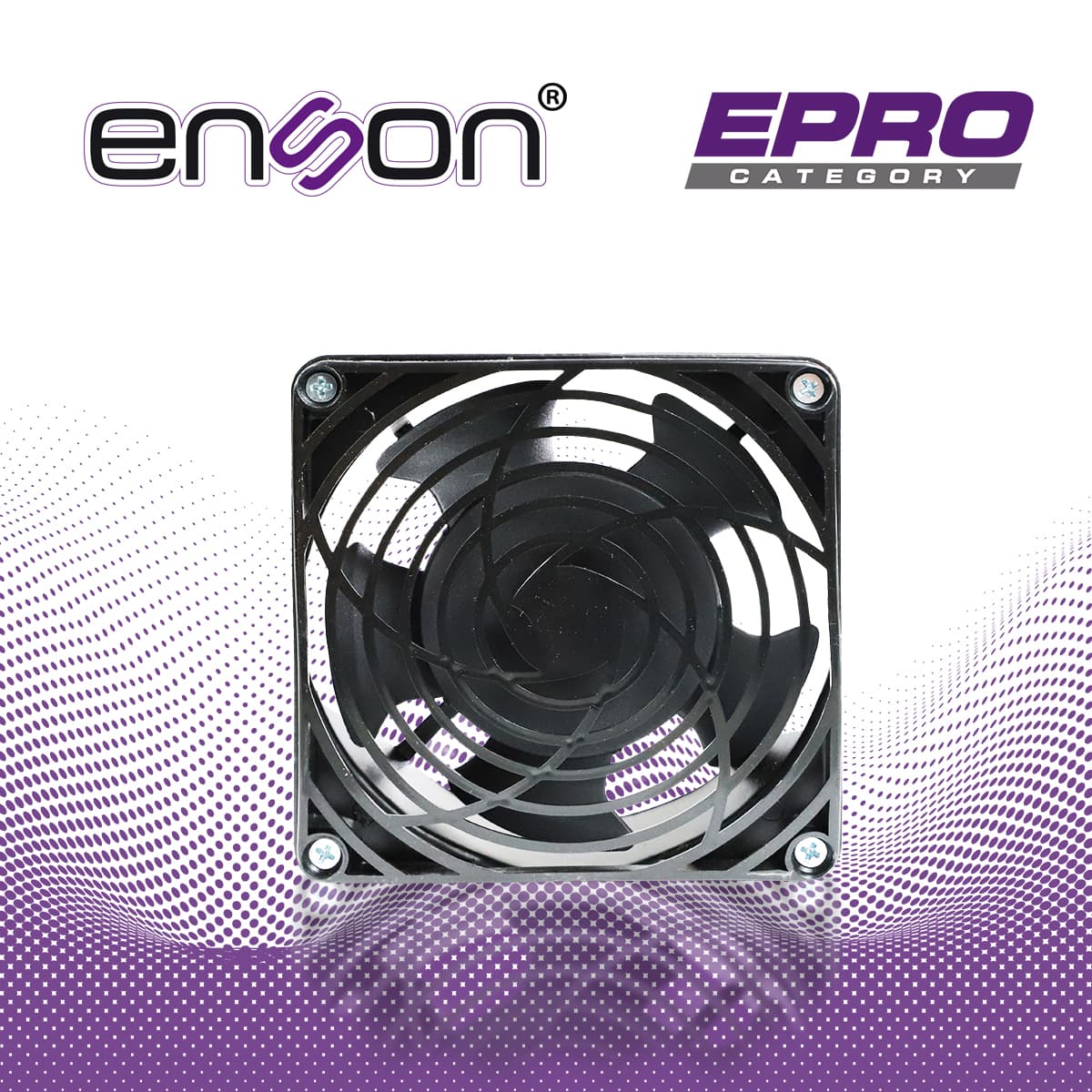 VENTILADOR ENSON 120 X 120 MM 110VCA CON CABLE Y CLAVIJA PARA GABINETES ENSON Y OTRAS MARCAS - Miniatura 5
