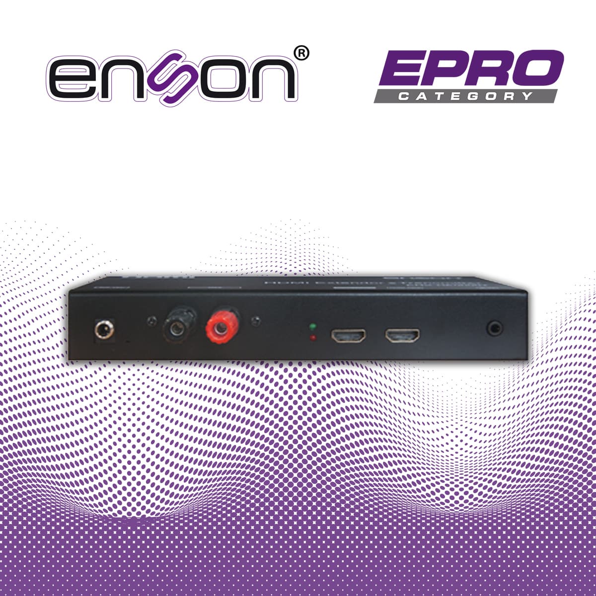 EXTENSOR HDMI 500MTS ENSONDC HE9000T TRANSMISOR X C-HE9000T TRANSMISOR X CABLE PART TRANSMISOR FUENTES HDMI POHDMIR Y SISTEMAS HDMI MTS - Miniatura 6