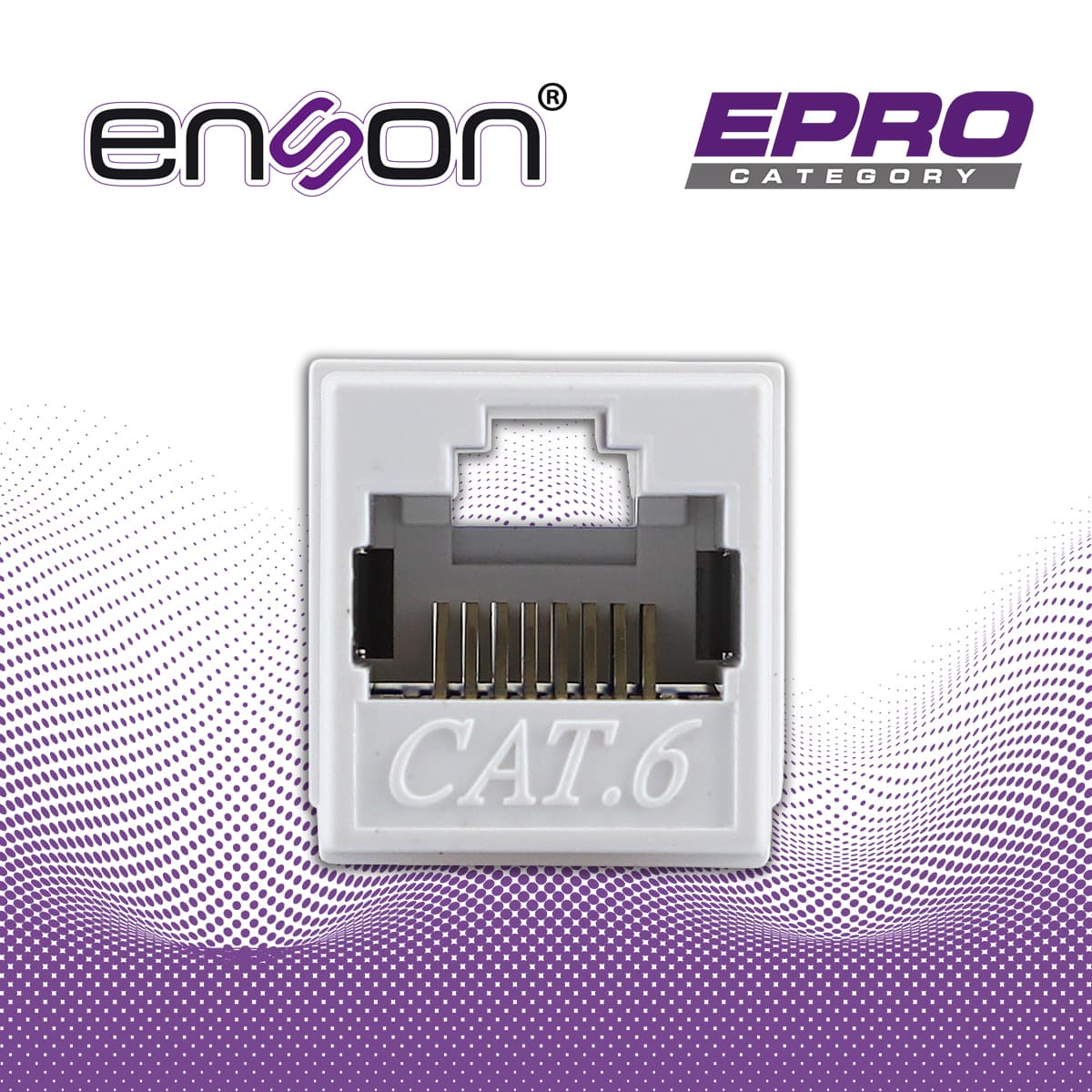 COPLE RJ45 ENSON EPRO-COP6 HEMBRA-HEMBRA CAT6 IDEAL PARA UNIR DE DOS SEGMENTOS DE CABLE UTP YA TERMINADOS - Miniatura 6