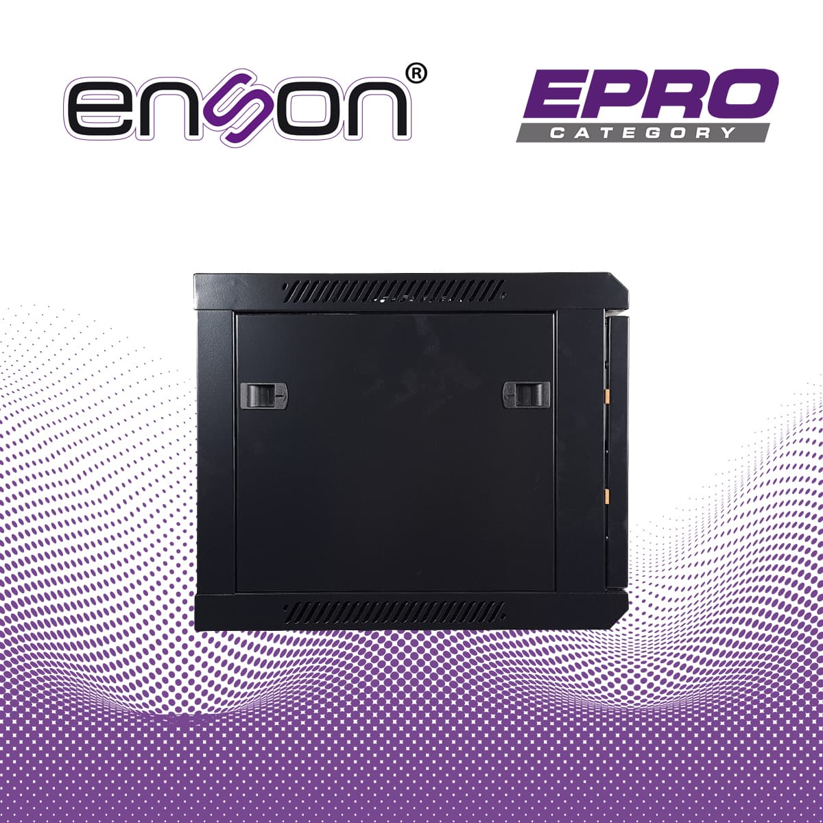 GABINETE DE PARED ENSON ENS-RKGB6UD 6UR PUERTA FRONTAL DE CRISTAL TEMPLADO CON CERRADURA DE SEGURIDAD RANURAS DE VENTILACION EN LA PARTE SUPERIOR PARA 2 VENTILADORES DE 11 CM 600X450X368MM, REQUIERE ENSAMBLAJE - Miniatura 7