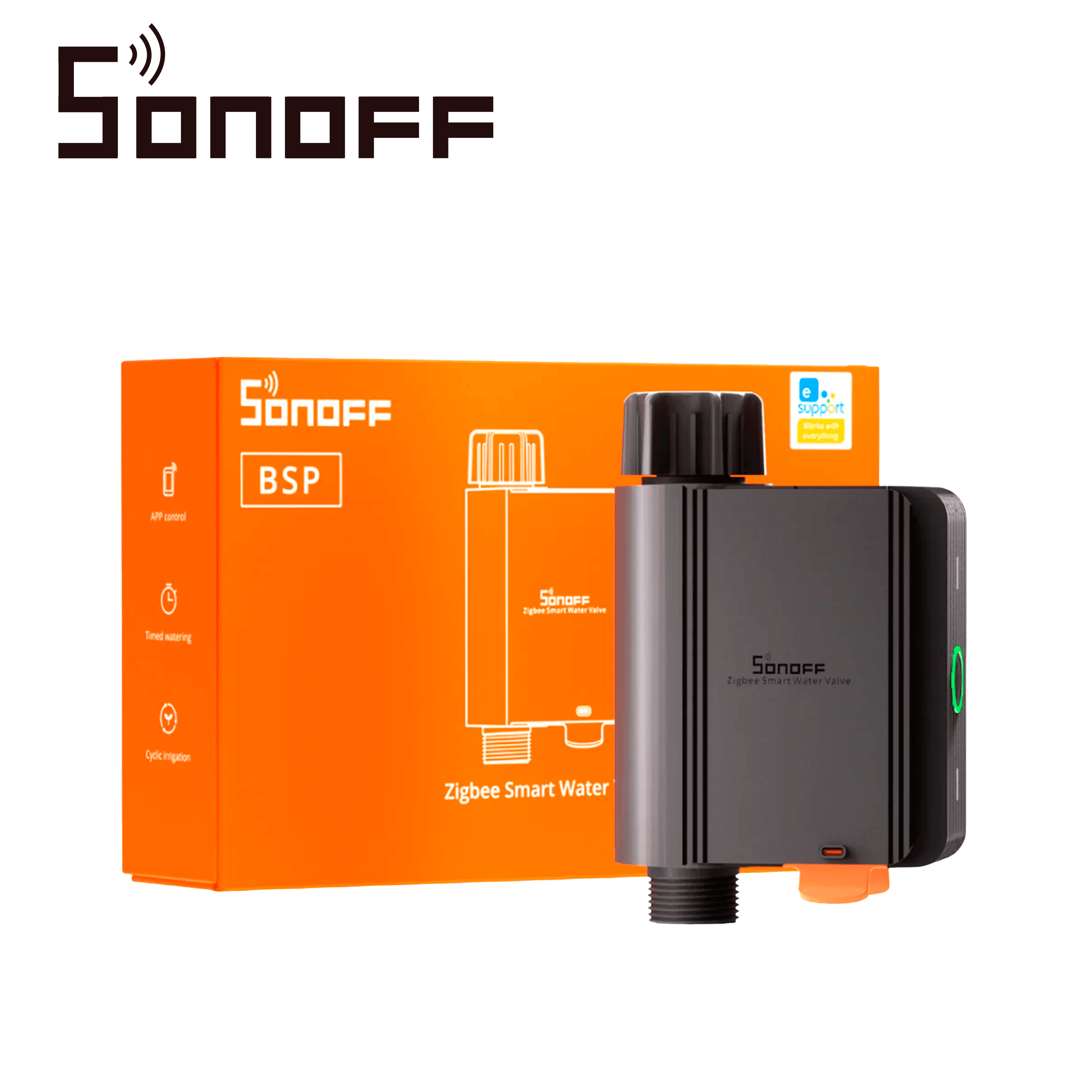 VALVULA  INALAMBRICA SONOFF SWV-NH / ZIGBEE 3.0 / CONFIGURABLES LOS  CICLOS  DE  RIEGO/ COMPATIBLE  CON ALEXA/GOOGLE HOME/ HOME ASSISTANT - Miniatura 4