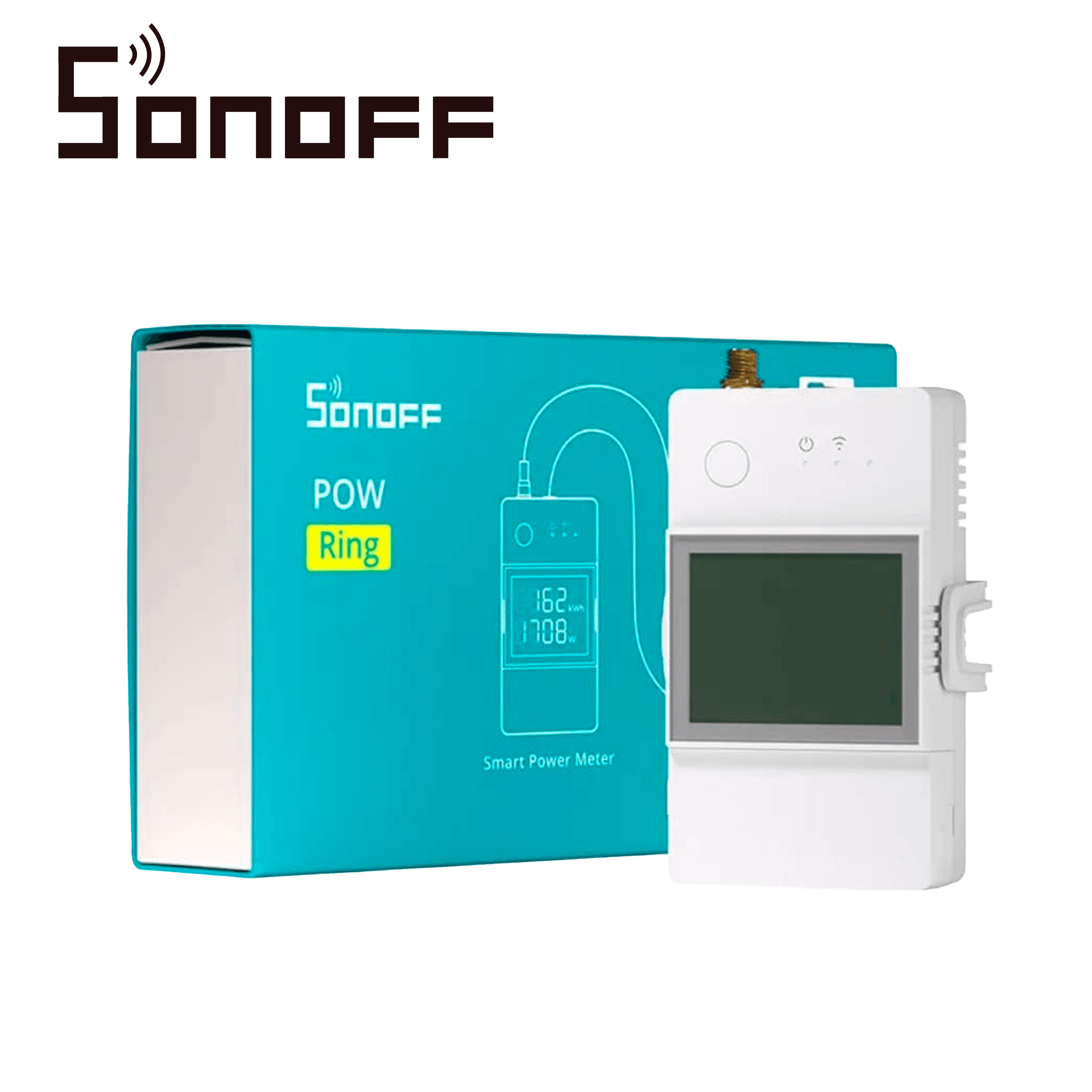POWCT MONITOR DE CORRIENTE SONOFF POWCT / PERMITE MONITOREAR LA EXISTENCIA DE CORRIENTES HASTA DE 100 AMP SIN TOCAR CABLES ACTIVOS / DISEÑO DE ABRAZADERA PARA CABLE CON FORRO HASTA DE 1.5 CENTIMETROS DE  GRUESO PARA MEDIR LA ENERGIA / PERMITE MEDIR V - Miniatura 4