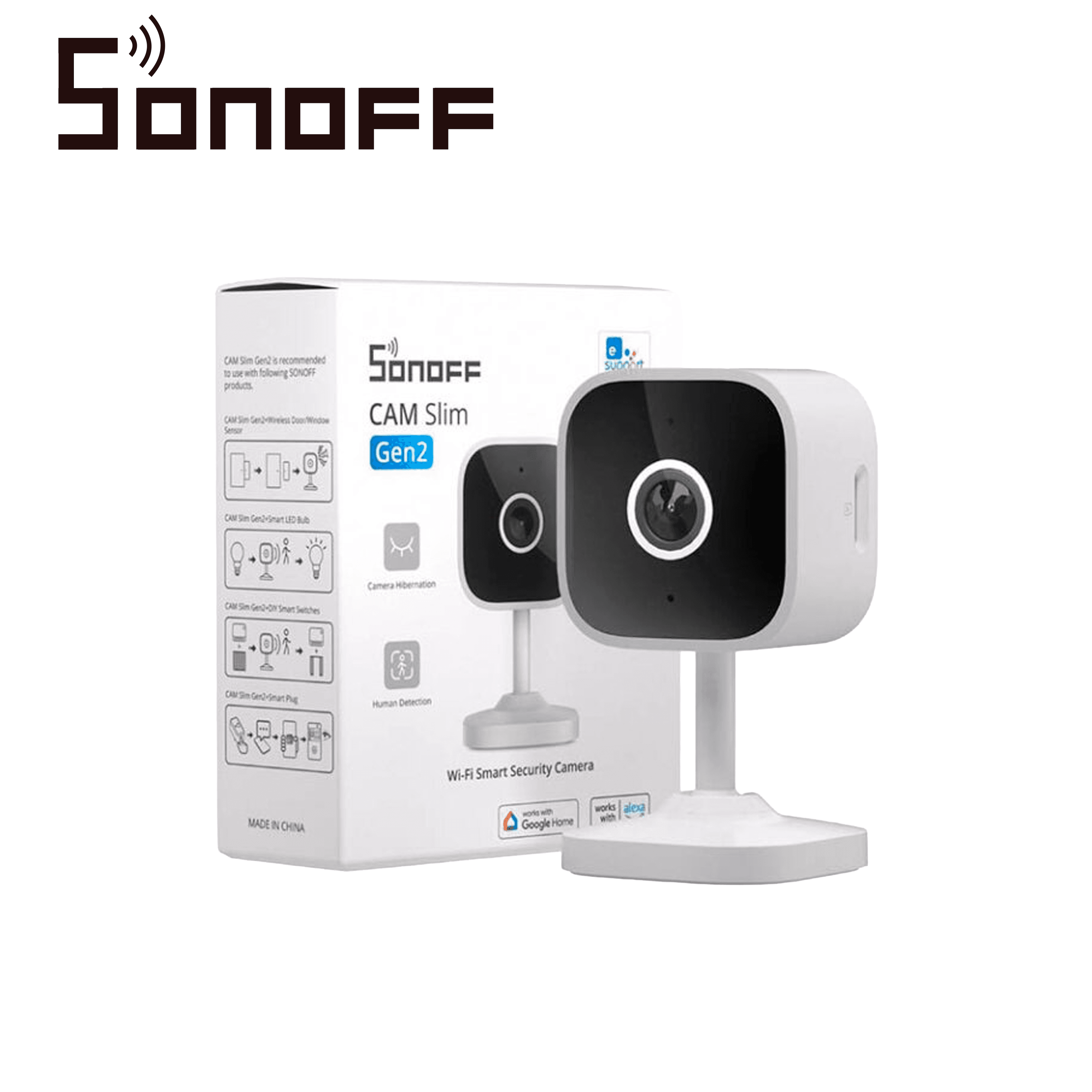 CAMARA DE SEGURIDAD PARA INTERIOR SONOFF CAM-S2 / DETECCION DE MOVIMIENTO / WIFI/ CUENTA CON IA PARA DISTINGUIR MOVIMIENTO DE PERSONAS / CONFIGURABLE ZONAS DE PRIVACIDAD/REQUIERE ADAPTADOR DE ENERGIA / ADAPTADOR NO INCLUIDO - Miniatura 4