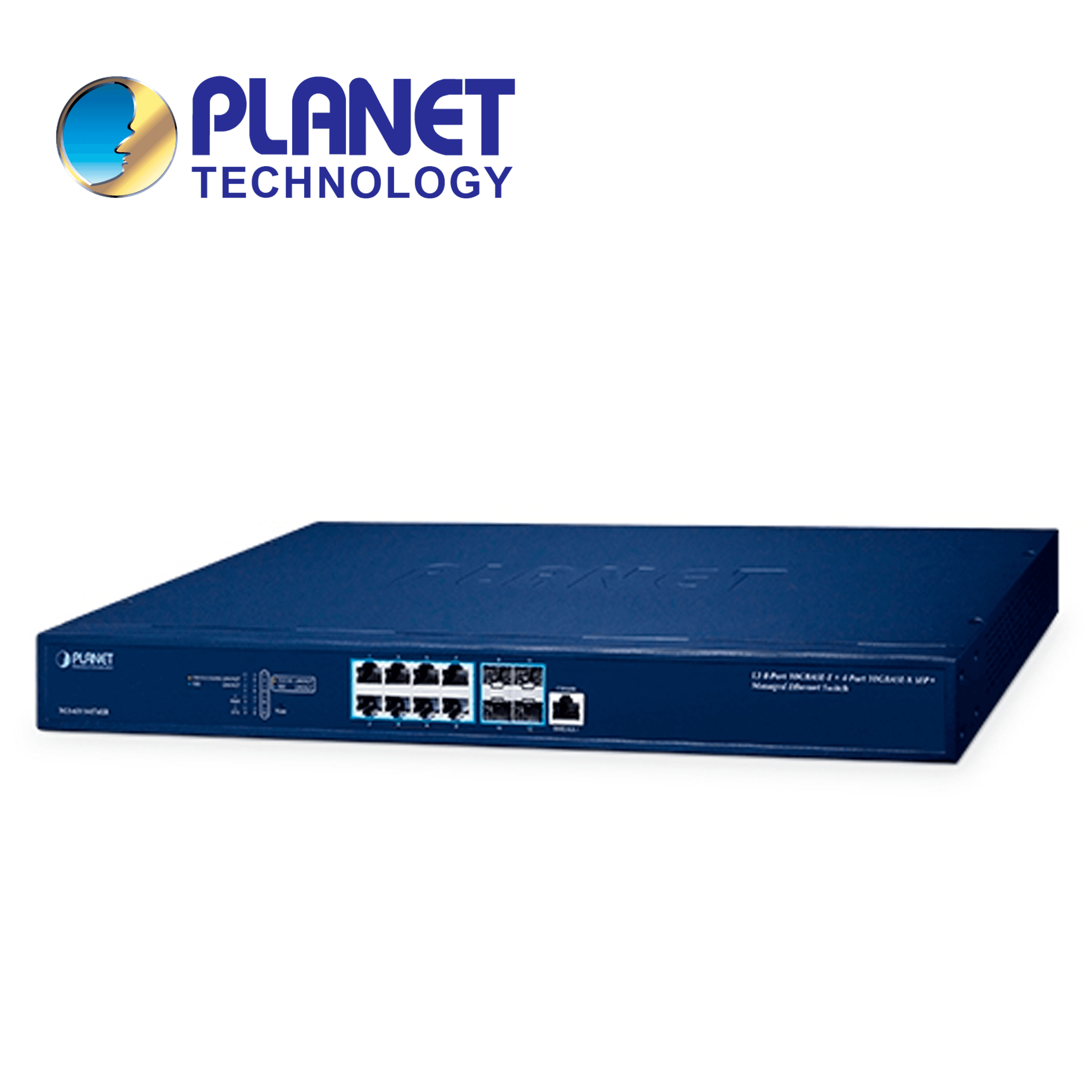 SWITCH ADMINISTRABLE L3 PLANET XGS-6311-8T4XR / 8 PUERTOS RJ45 100M-1G-2.5G-5G-10GBASE-T / 4 PUERTOS SFP+ 10GBASE-X / SWITCHING 240GBPS / ROUTING IPV4-IPV6 / RIP / OSPF / VLAN / QOS / IGMP / LACP / ADMINISTRACION WEB-SNMP / COMPATIBLE CON PLANET UNI- - Miniatura 2