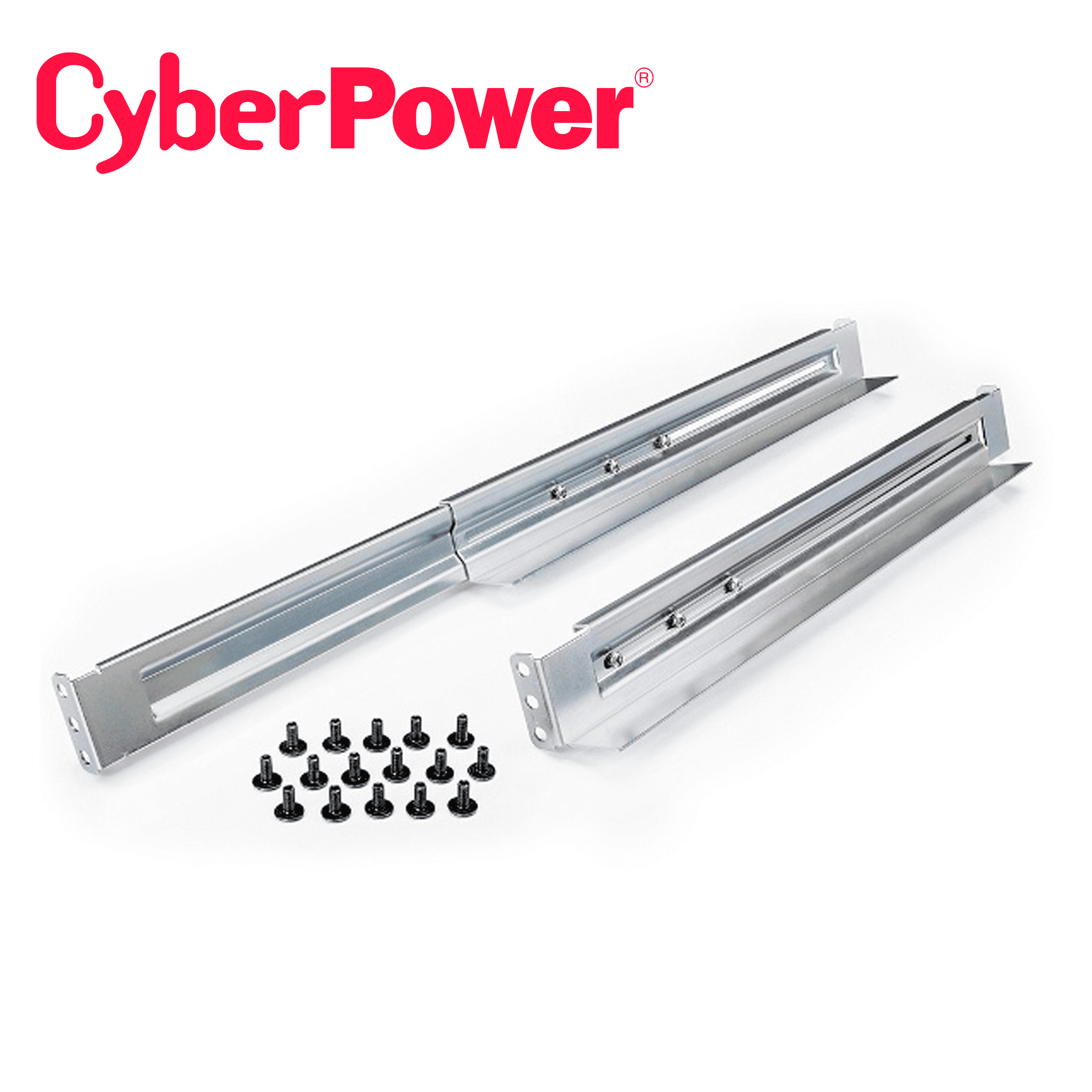 RIEL PARA MONTAJE EN RACK CYBERPOWER 4POSTRAIL / SOPORTE PARA EQUIPOS 1U 2U Y 3U / CAPACIDAD HASTA 105 KG / RIELES AJUSTABLES DE 18.5 PULGADAS A 29 PULGADAS / MONTAJE DE 4 POSTES FRENTE Y PARTE TRASERA / INCLUYE TORNILLOS Y TUERCAS M6 / KIT UNIVERSAL - Miniatura 2