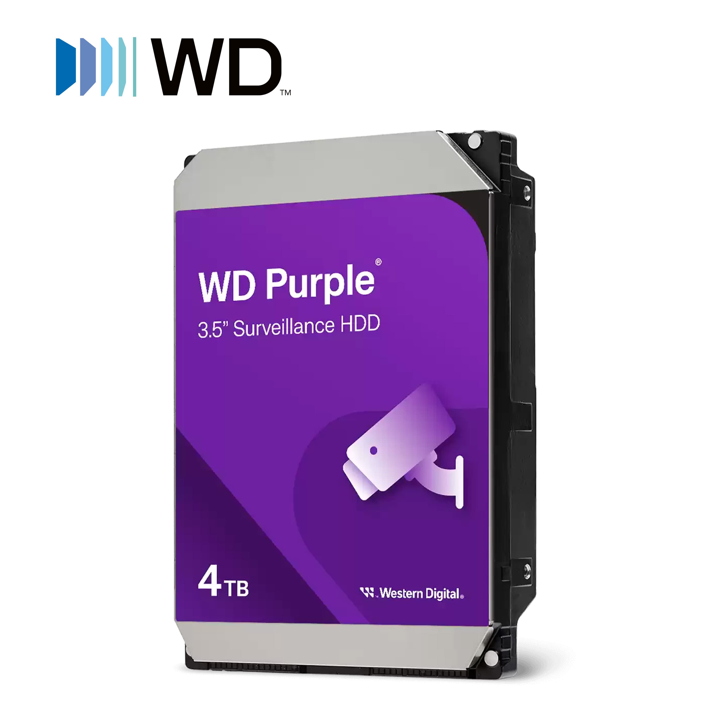 DISCO DURO DD 4TB SATA WD PURPLE WD43PURZ 24/7 OPTIMIZADO PARA VIDEOVIGILANCIA SATA III 6GB/S - Miniatura 3