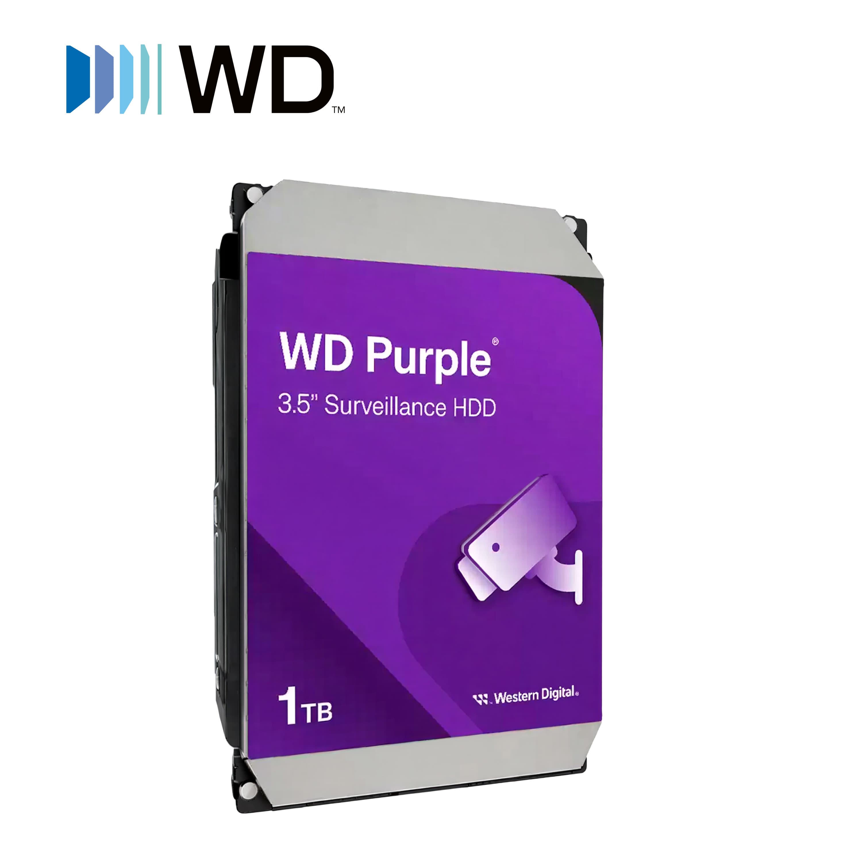DISCO DURO DD 1TB SATA WD PURPLE WD11PURZ OPTIMIZADO PARA VIDEOVIGILANCIA WD10PURZ COMPATIBLE CON DVRS Y NVRS DE CUALQUIER MARCA - Miniatura 5