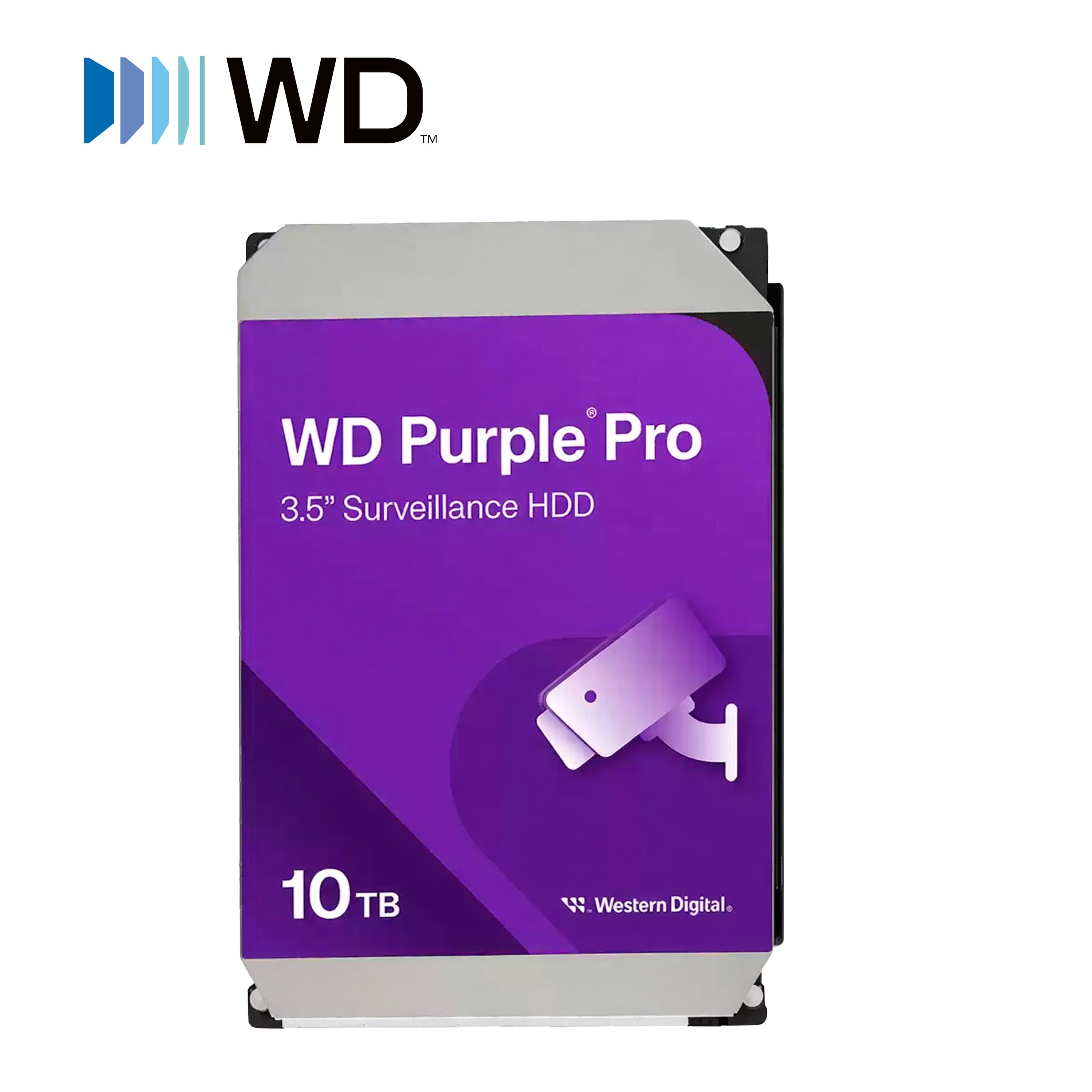 DISCO DURO DD 10TB SATA WD PURPLE PRO WD102PURP 24/7 OPTIMIZADO PARA VIDEOVIGILANCIA SATA III 6GB/S 7200RPM CACHE 256MB COMPATIBLE CON DVR Y NVR DE CUALQUIER MARCA - Miniatura 5