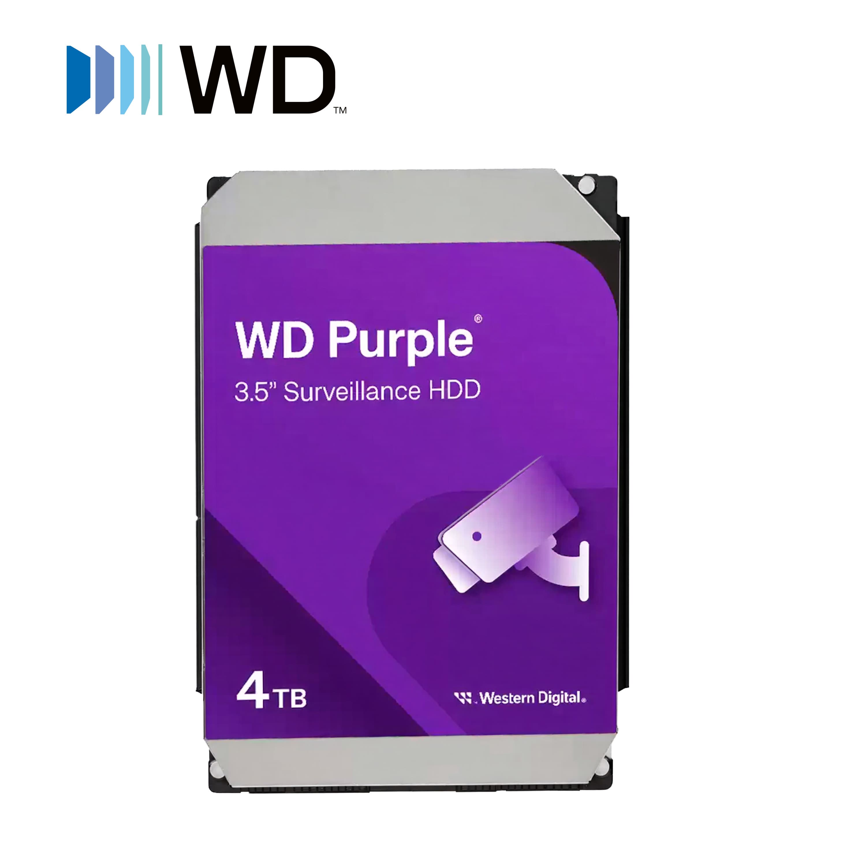 DISCO DURO DD 4TB SATA WD PURPLE WD44PURZ 24/7 OPTIMIZADO PARA VIDEOVIGILANCIA SATA III 6GB/S
 - Miniatura 4