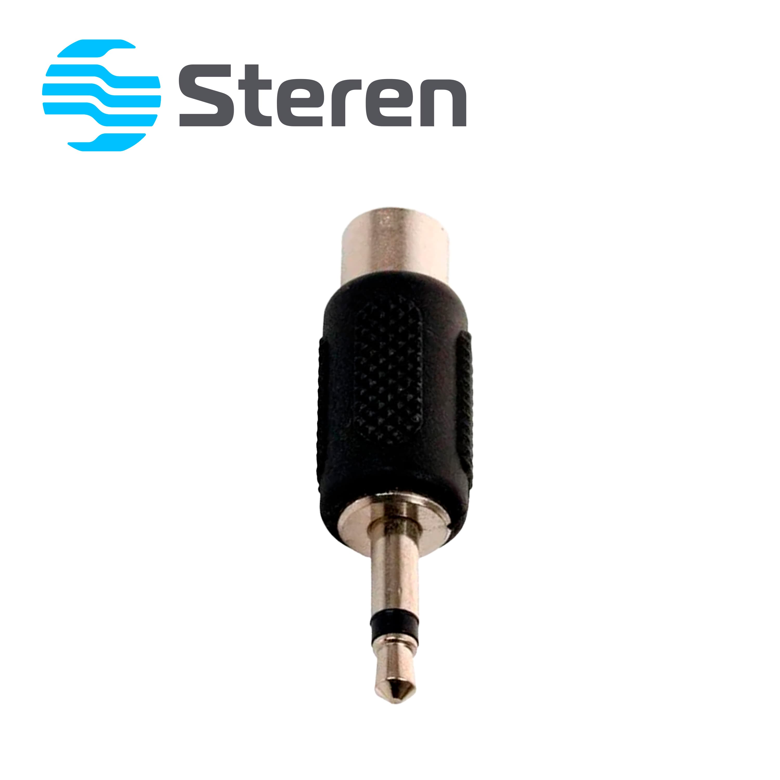 ADAPTADOR STEREN 251-122 HEMBRA (JACK) RCA A CONECTOR MACHO (PLUG) DE 3,5 MM MONO. - Miniatura 4