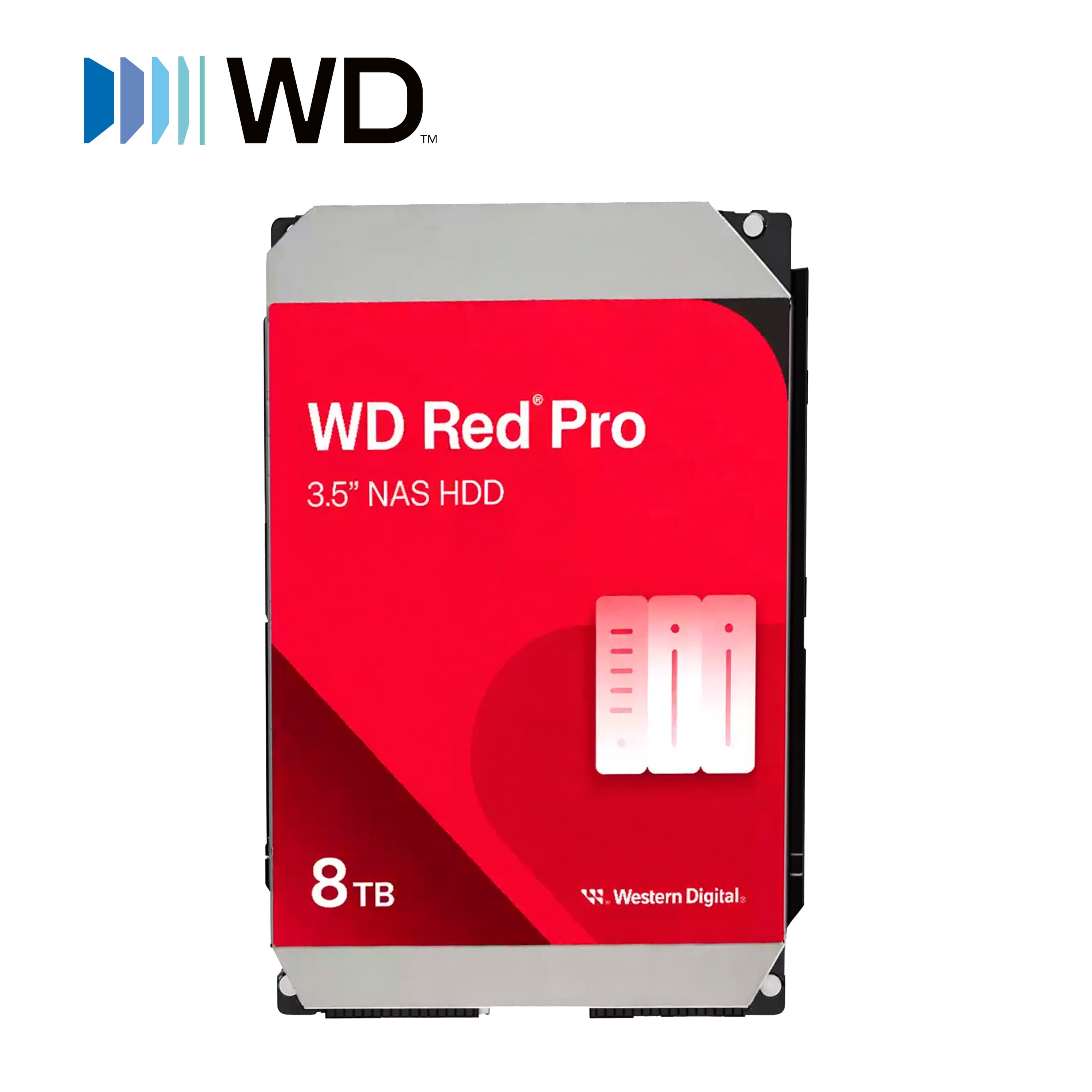 DD DISCO DURO 8 TB SATA WD RED PRO WD8005FFBX 7200RPM CACHE 256MB ESPECIAL PARA ALMACENAMIENTO Y NAS - Miniatura 4