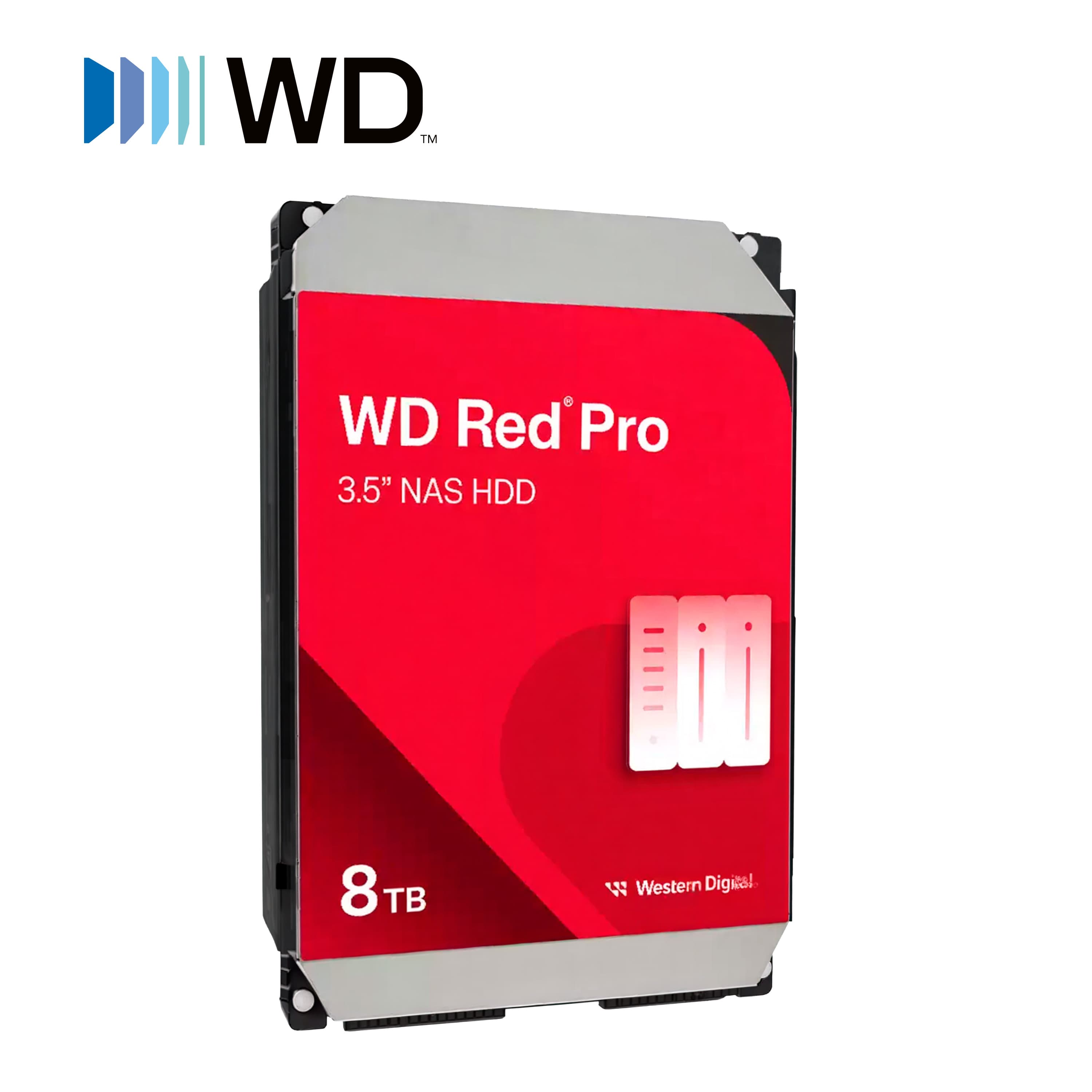 DD DISCO DURO 8 TB SATA WD RED PRO WD8005FFBX 7200RPM CACHE 256MB ESPECIAL PARA ALMACENAMIENTO Y NAS - Miniatura 5