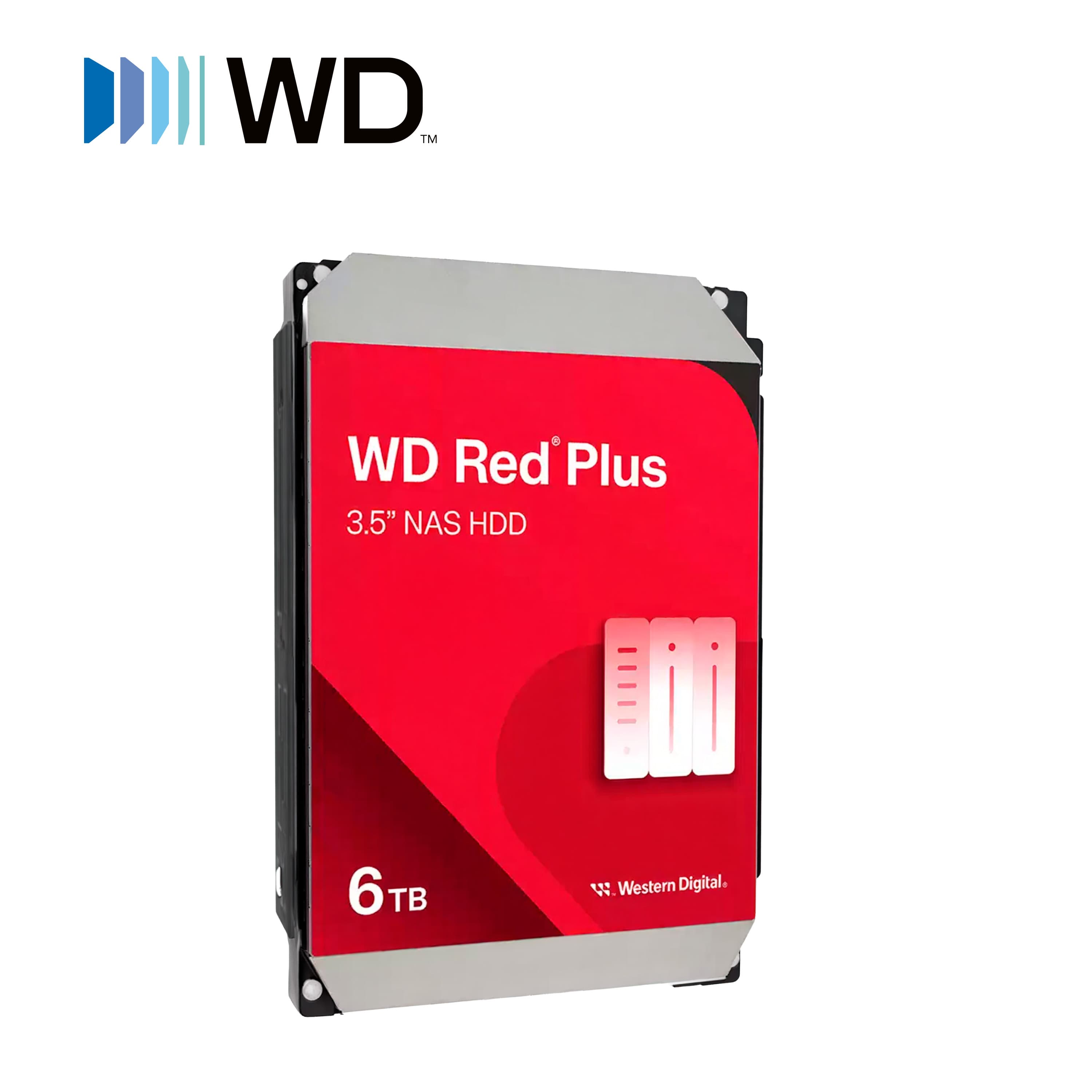 DD DISCO DURO WD60EFPX WD RED PLUS 3.5 SATA 6TB CACHE 64MB 5640RMP ESPECIAL PARA ALMACENAMIENTO Y NAS - Miniatura 5