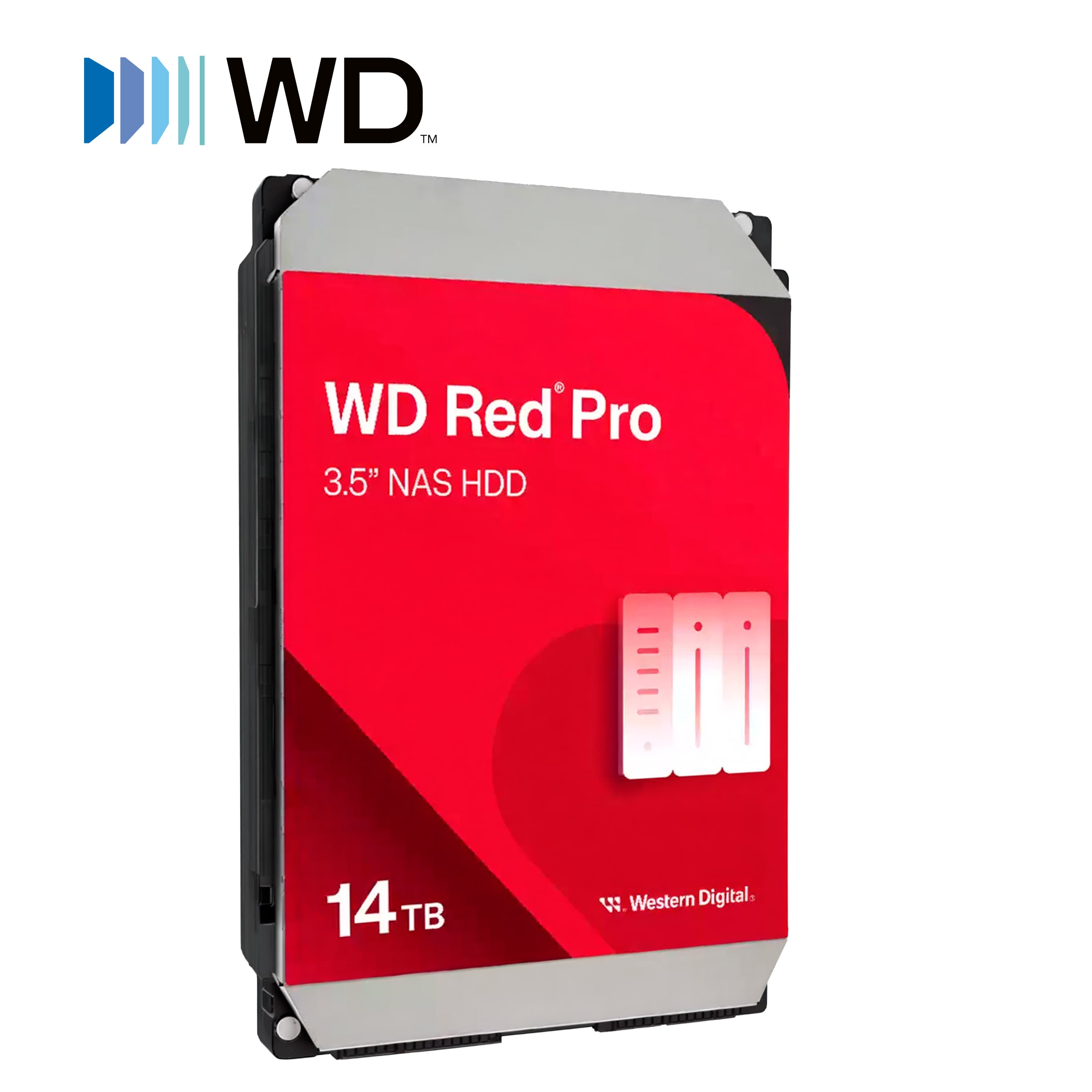 DD DISCO DURO WD142KFGX WD RED PRO 3.5 SATA 14TB CACHE 512MB 7200RMP ESPECIAL PARA ALMACENAMIENTO Y NAS - Miniatura 5