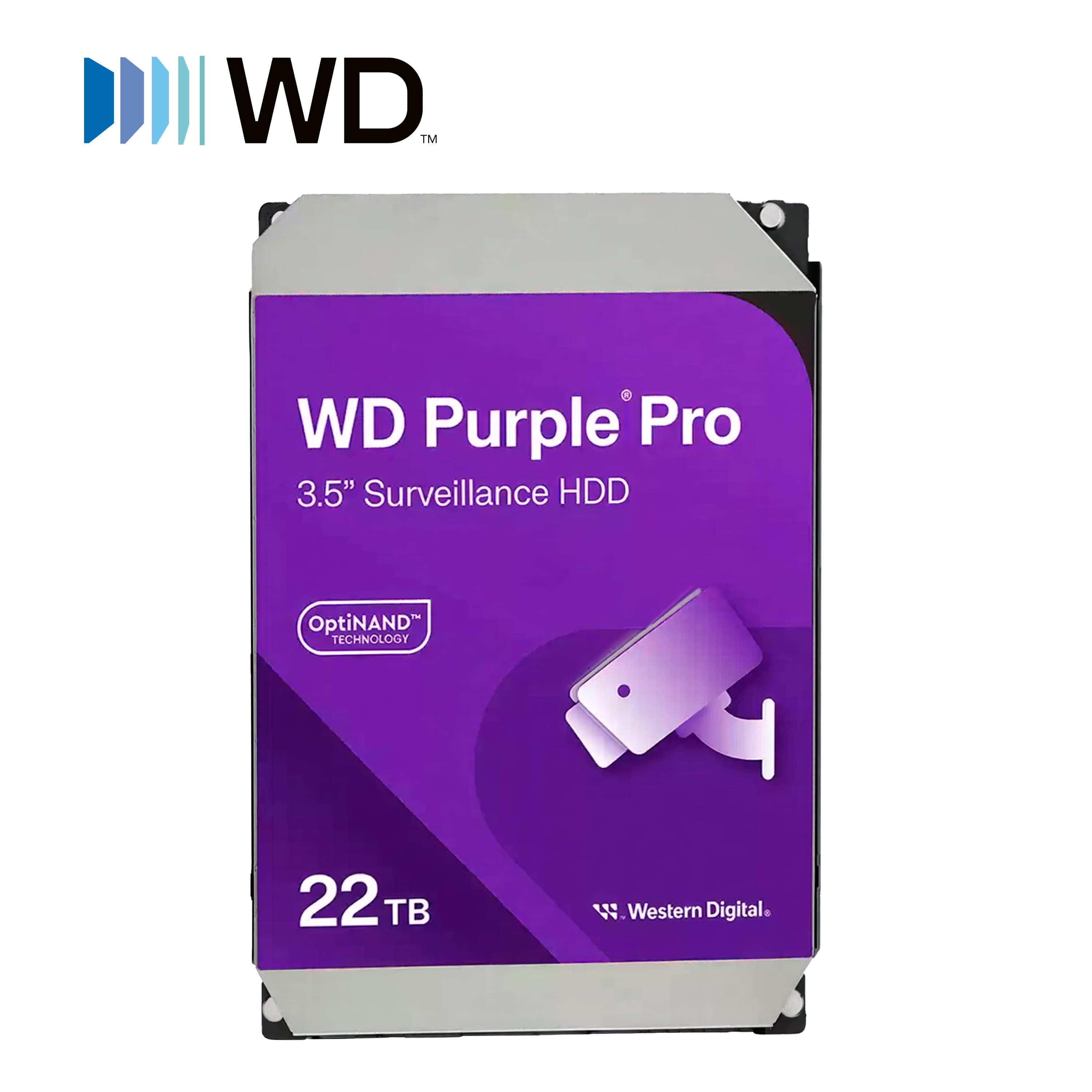 DISCO DURO DD 22TB SATA WD PURPLE PRO WD221PURP TRABAJO 24/7 SATA III CACHE 512MB 7200RPM OPTIMIZADO PARA VIDEOVIGILANCIA INTELIGENTE - Miniatura 4