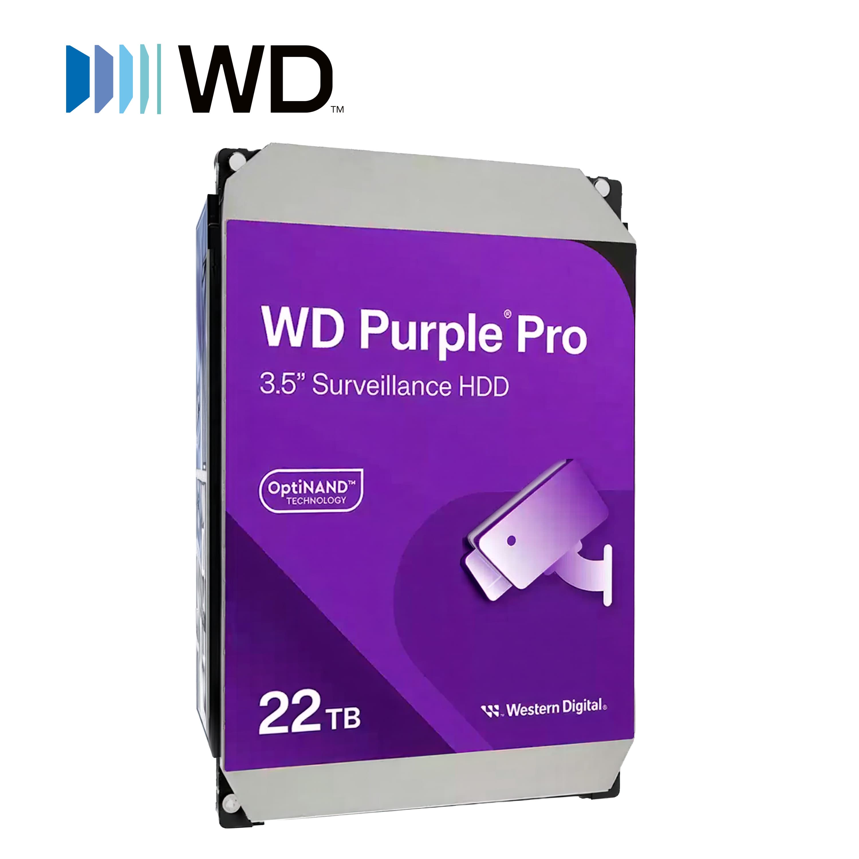 DISCO DURO DD 22TB SATA WD PURPLE PRO WD221PURP TRABAJO 24/7 SATA III CACHE 512MB 7200RPM OPTIMIZADO PARA VIDEOVIGILANCIA INTELIGENTE - Miniatura 5