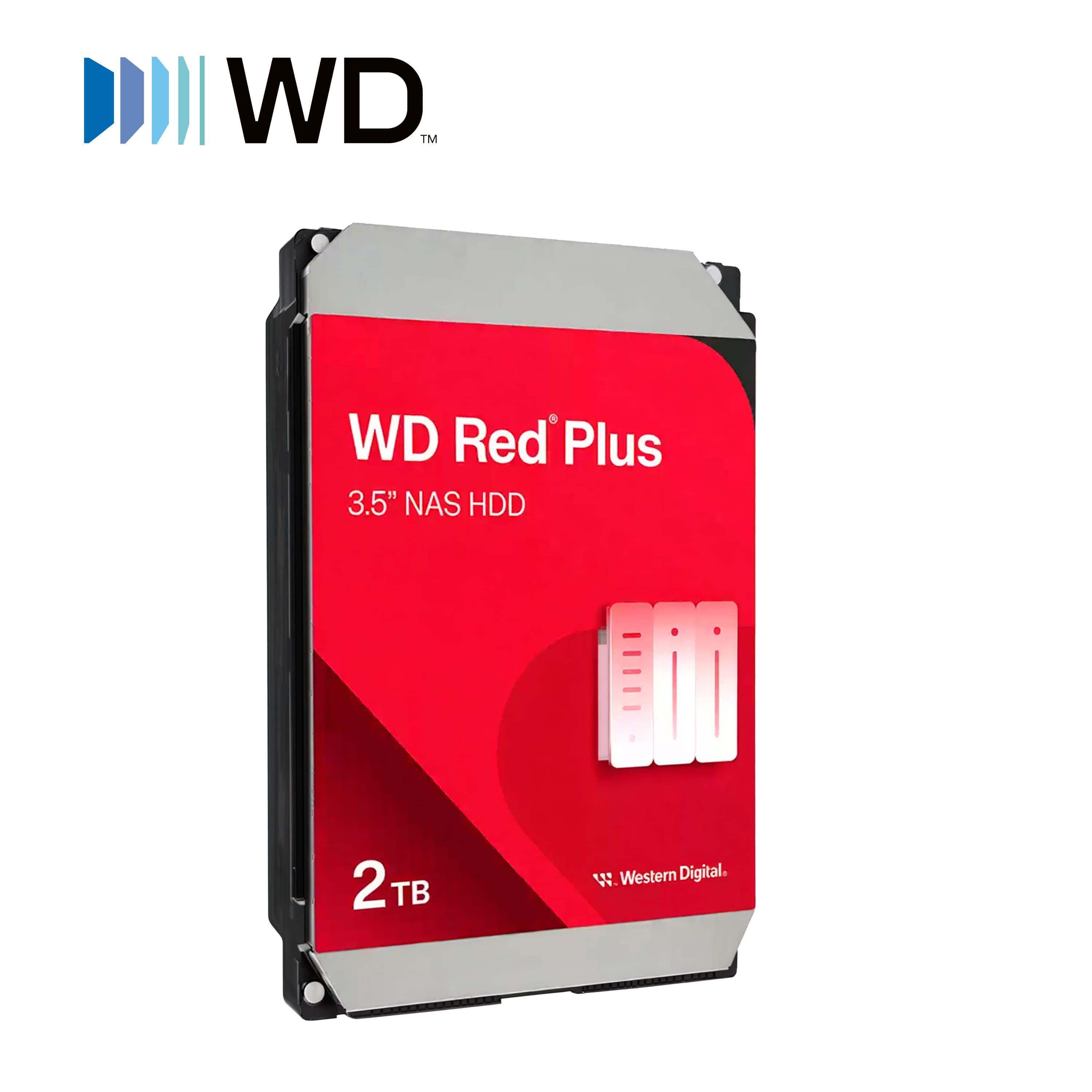 DD DISCO DURO WD20EFPX WD RED PLUS 3.5 SATA 2TB CACHE 64MB 5400RMP ESPECIAL PARA ALMACENAMIENTO Y NAS - Miniatura 6