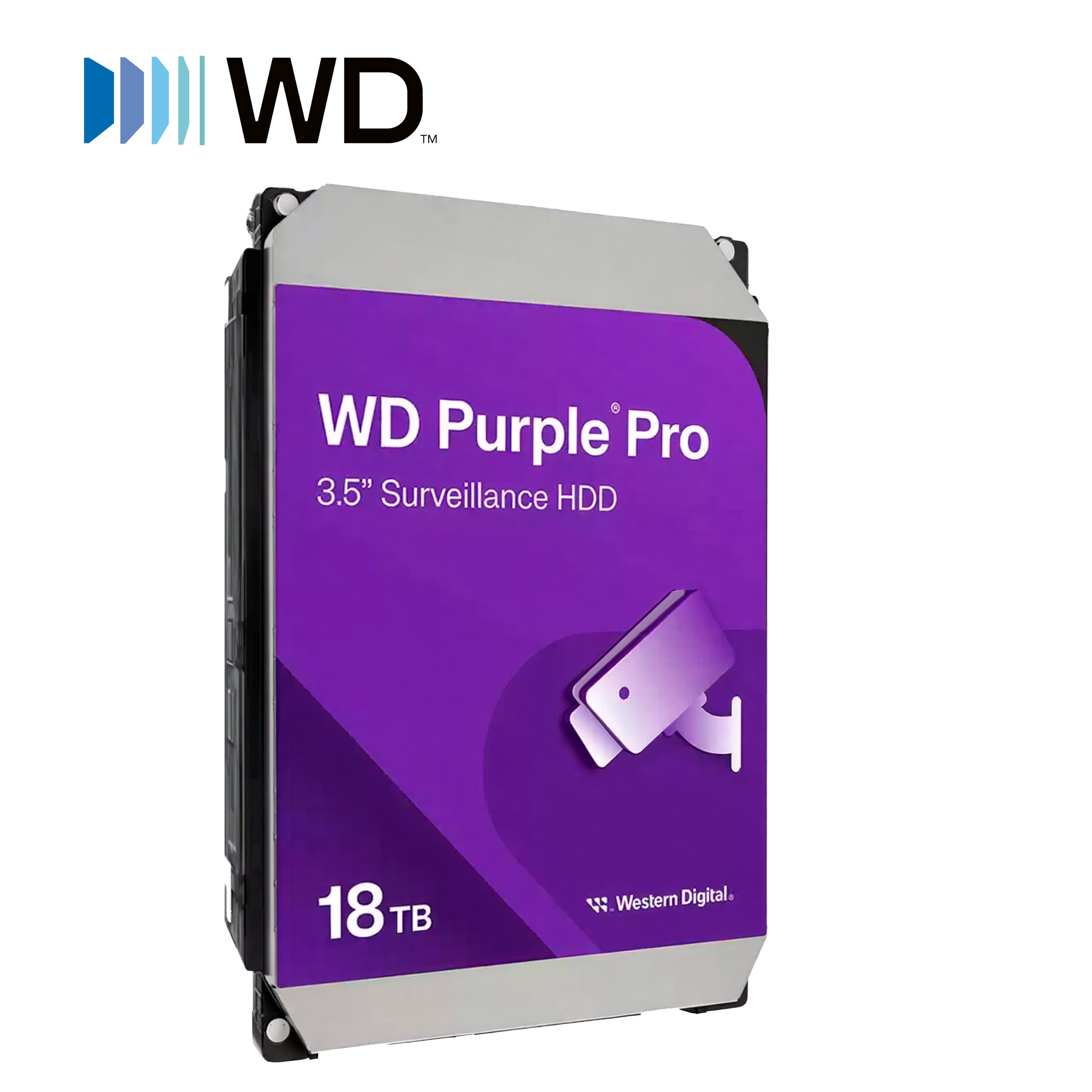 DISCO DURO DD 18TB SATA WD PURPLE WD181PURP 24/7 OPTIMIZADO PARA VIDEOVIGILANCIA SATA III 6GB/S 7200 RPM COMPATIBLE CON NAS QNAP - Miniatura 5