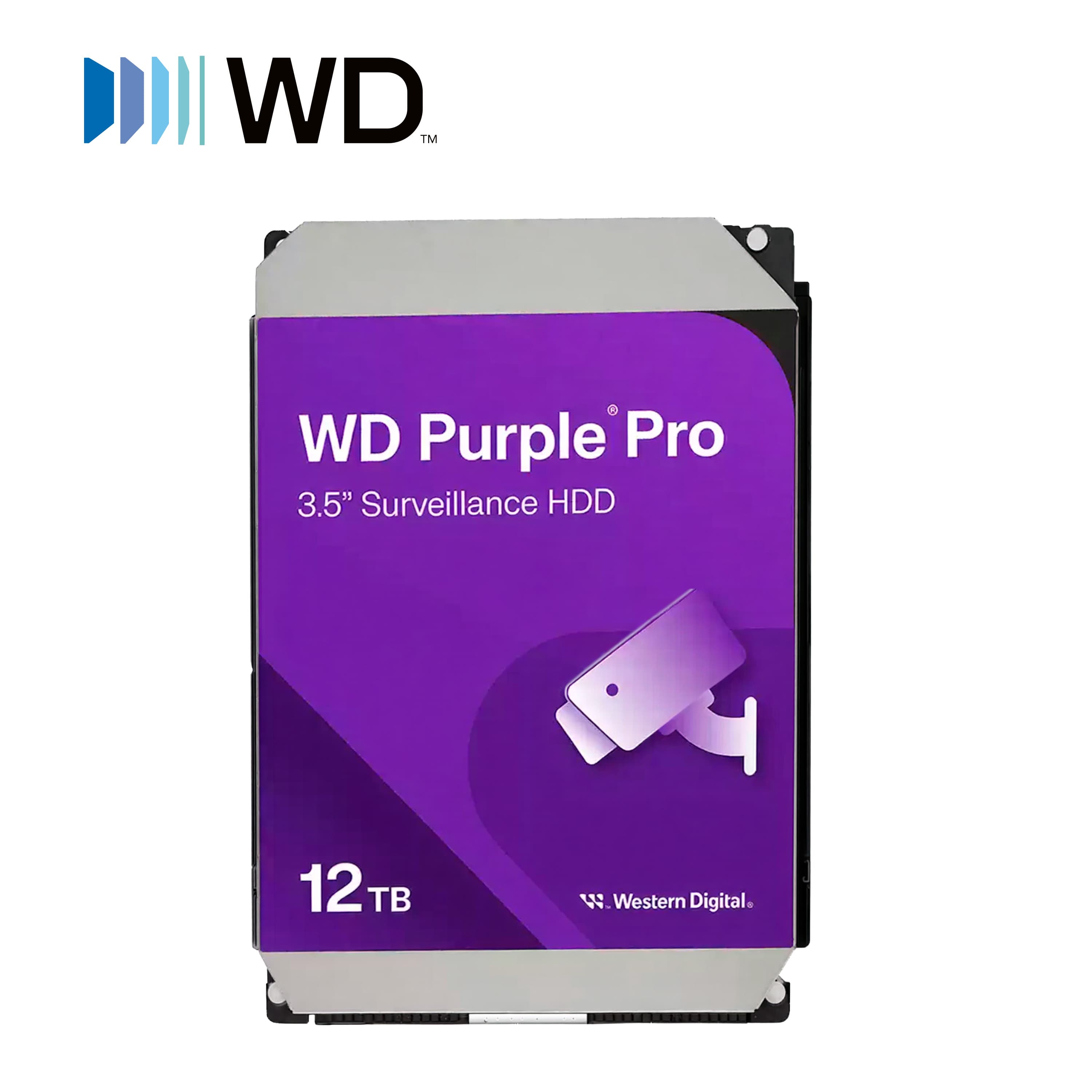 DISCO DURO DD 12TB SATA WD PURPLE PRO WD122PURP 24/7 OPTIMIZADO PARA VIDEOVIGILANCIA SATA III 6GB/S 7200 RPM WD PRO CACHE 512MB COMPATIBLE CON NAS QNAP - Miniatura 4
