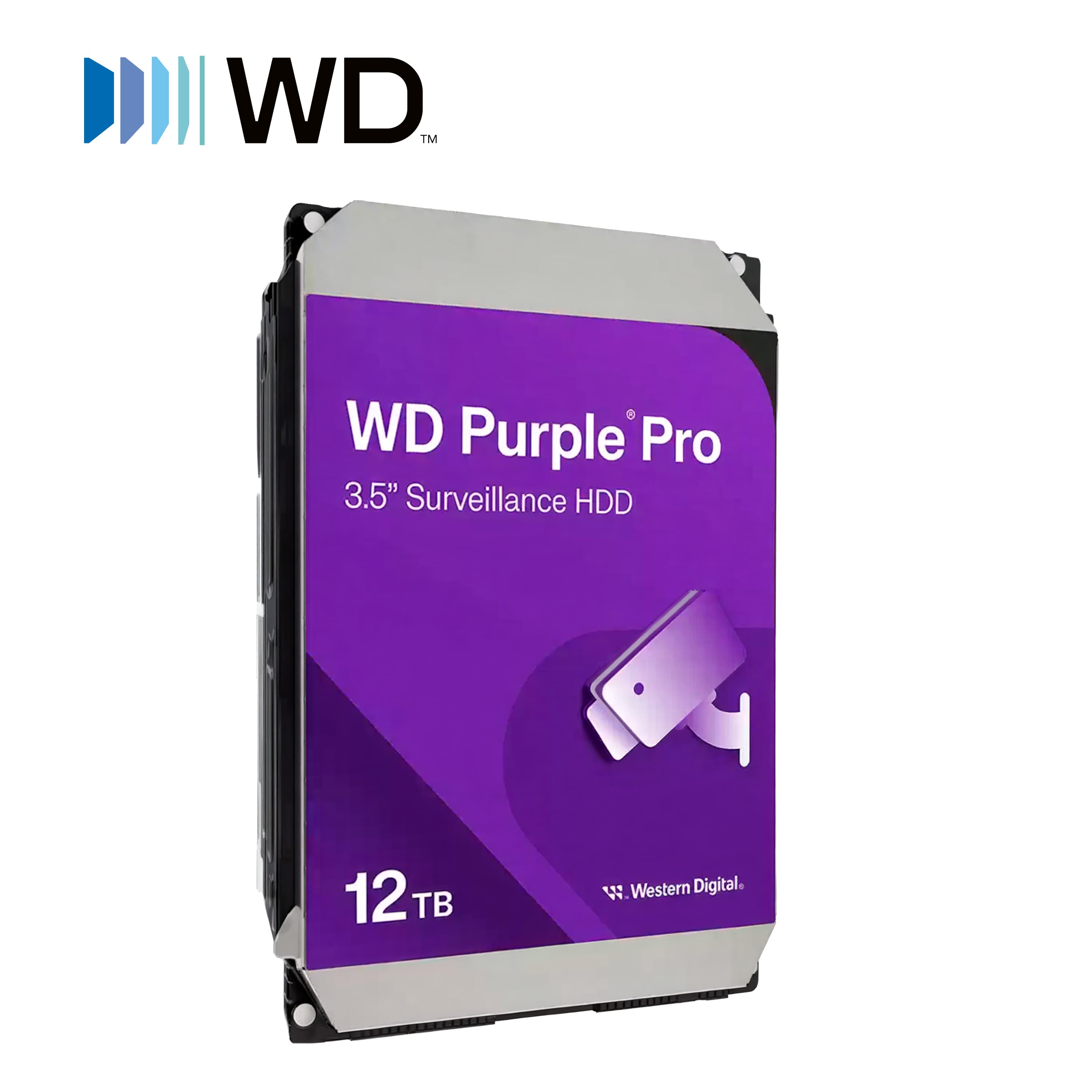 DISCO DURO DD 12TB SATA WD PURPLE PRO WD122PURP 24/7 OPTIMIZADO PARA VIDEOVIGILANCIA SATA III 6GB/S 7200 RPM WD PRO CACHE 512MB COMPATIBLE CON NAS QNAP - Miniatura 5